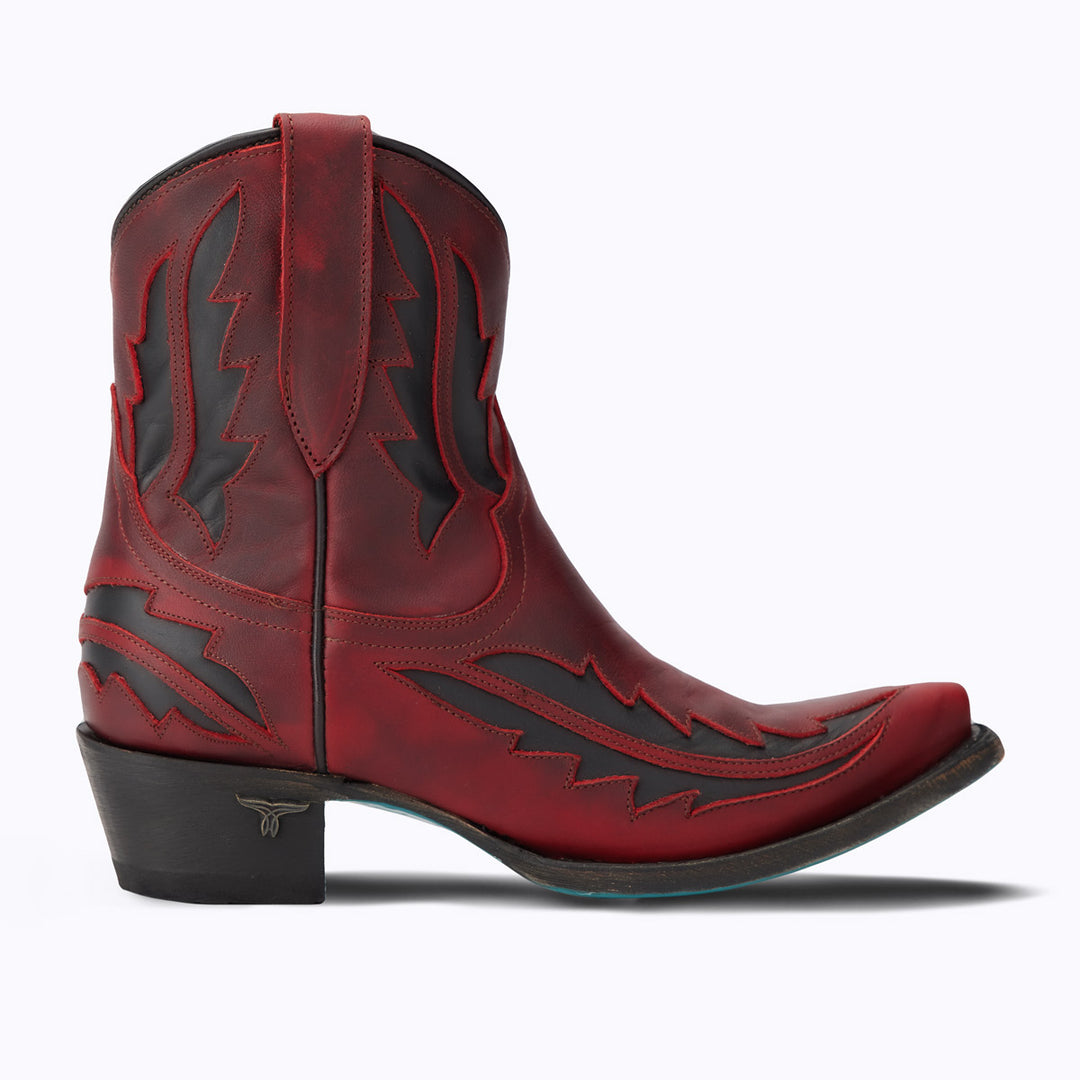 Walk the Line Bootie - Smoldering Ruby **Final Sale** Ladies Bootie  Western Fashion by Lane