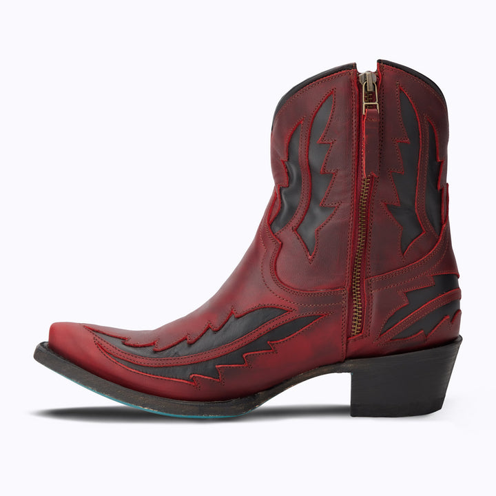 Walk the Line Bootie - Smoldering Ruby **Final Sale** Ladies Bootie  Western Fashion by Lane