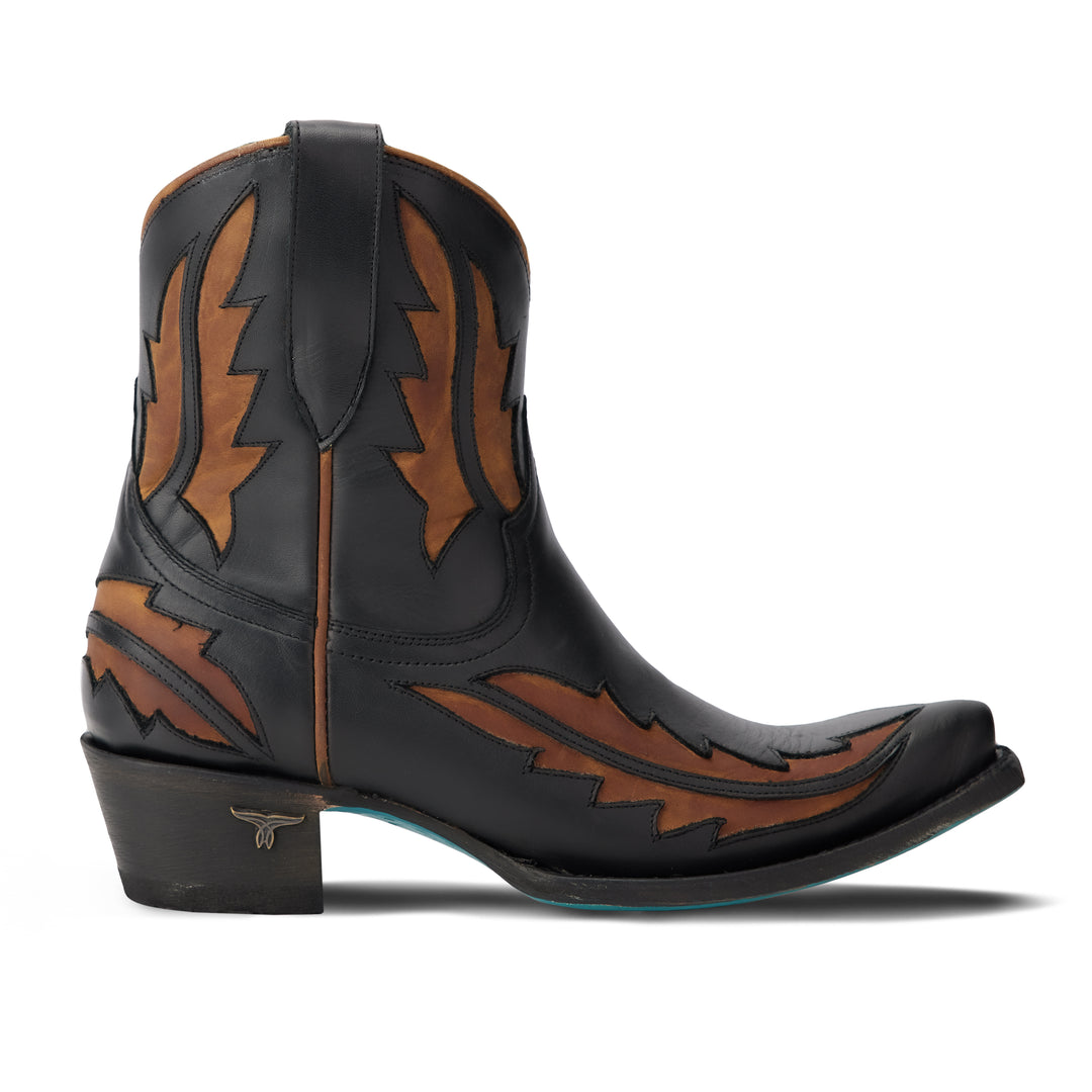 Walk the Line Bootie - Jet Black **Final Sale** Ladies Bootie  Western Fashion by Lane