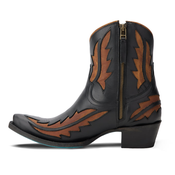 Walk the Line Bootie - Jet Black **Final Sale** Ladies Bootie  Western Fashion by Lane