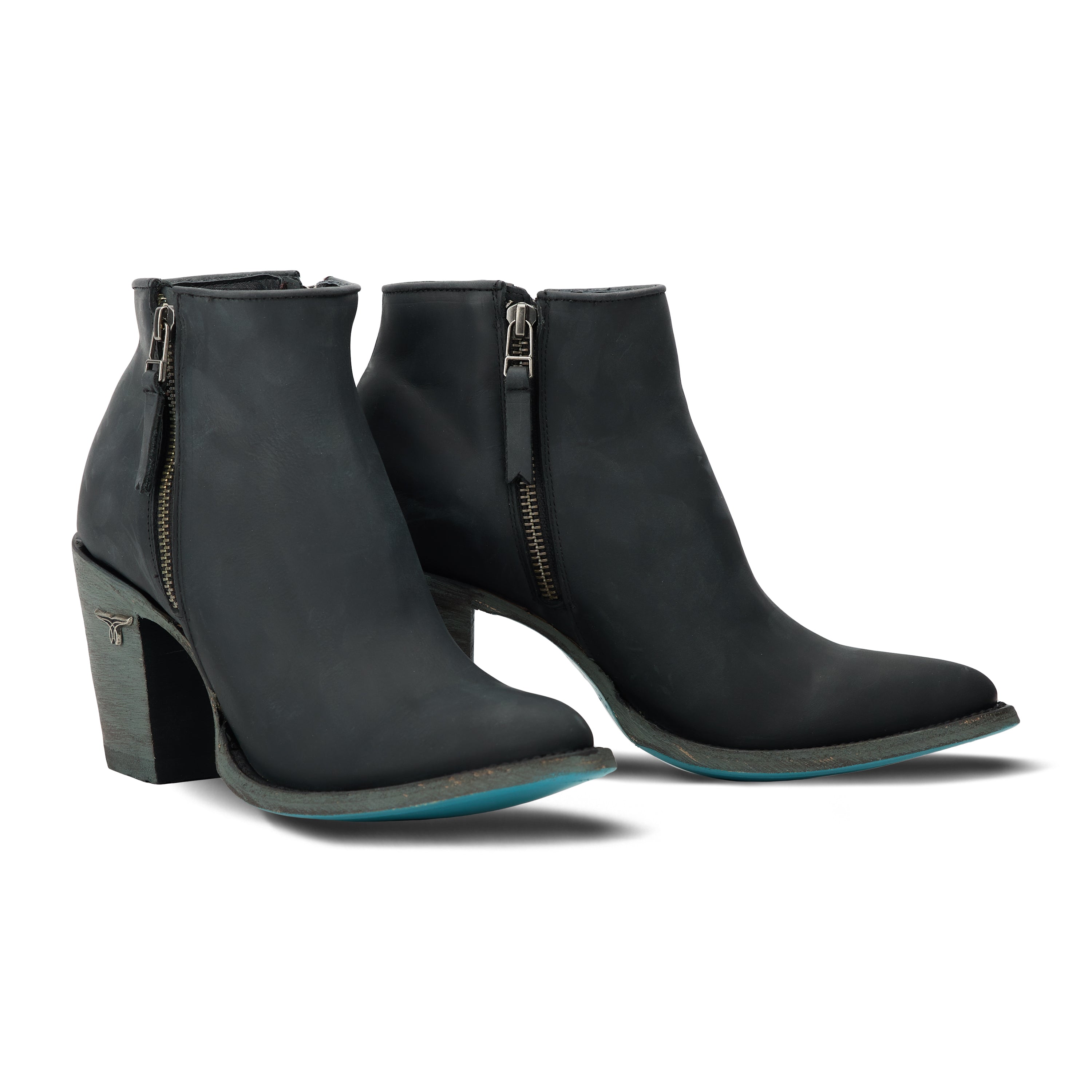 Charlie Bootie - Matte Black Ladies Bootie Matte Black Western Fashion by Lane