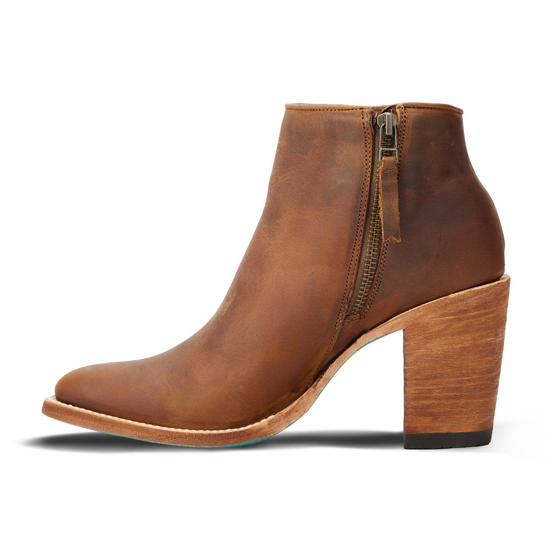 Charlie - Burnt Caramel Ladies Bootie  Western Fashion by Lane