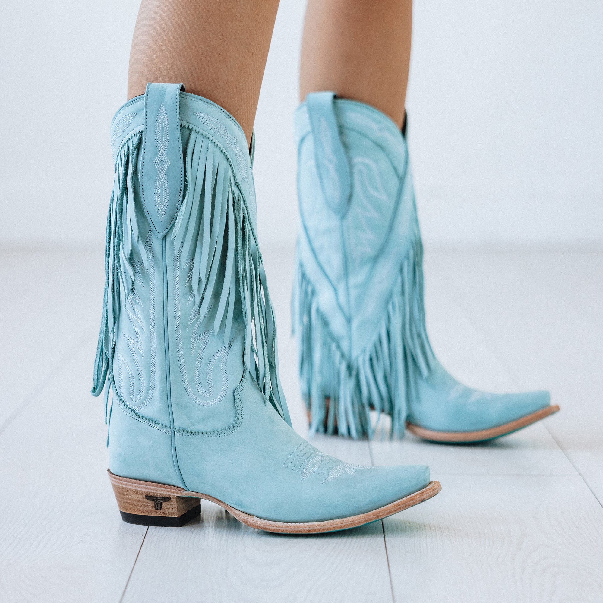 Senita Falls Boot - Powder Blue Ladies Boot Western Fashion by Lane