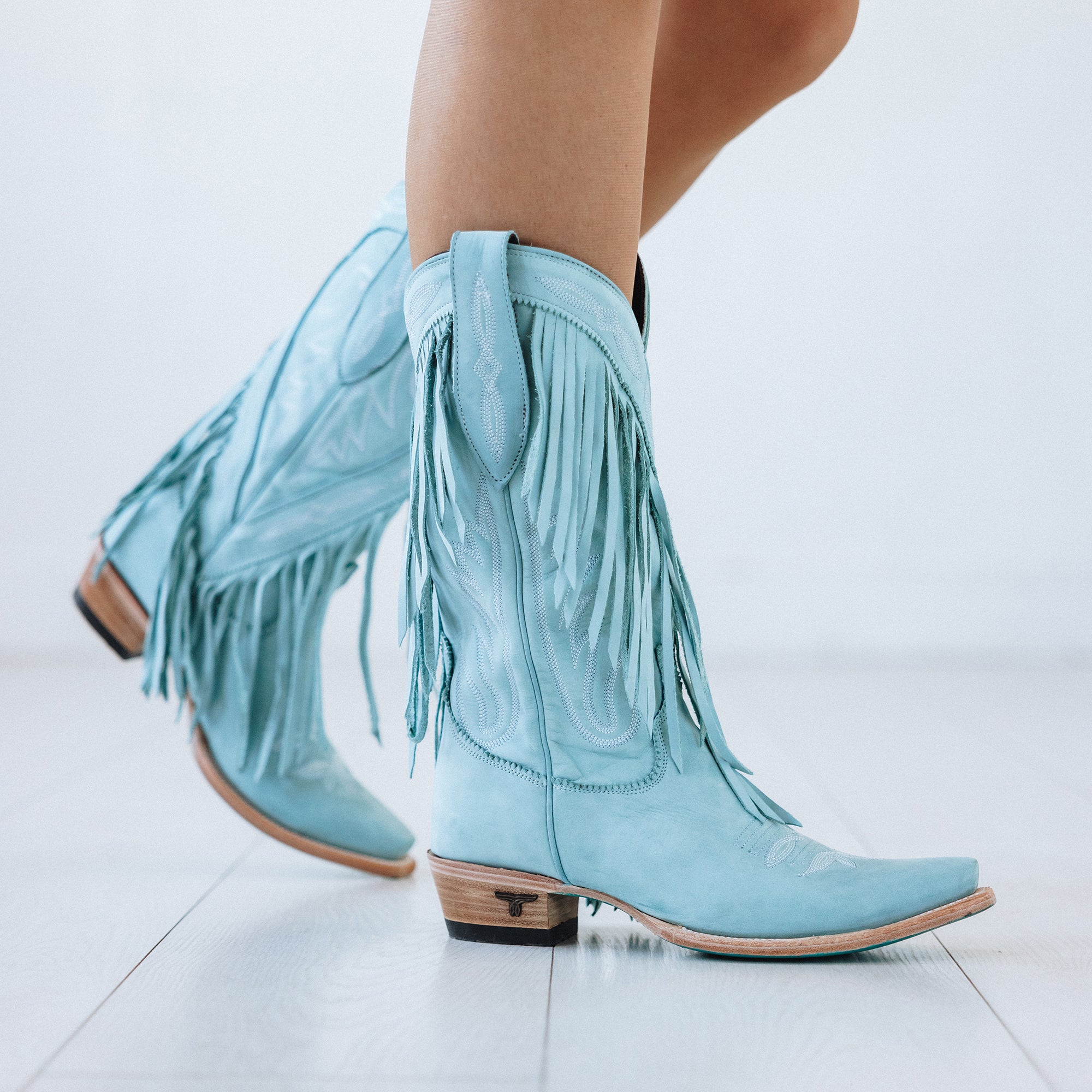 Senita Falls Boot - Powder Blue Ladies Boot Western Fashion by Lane