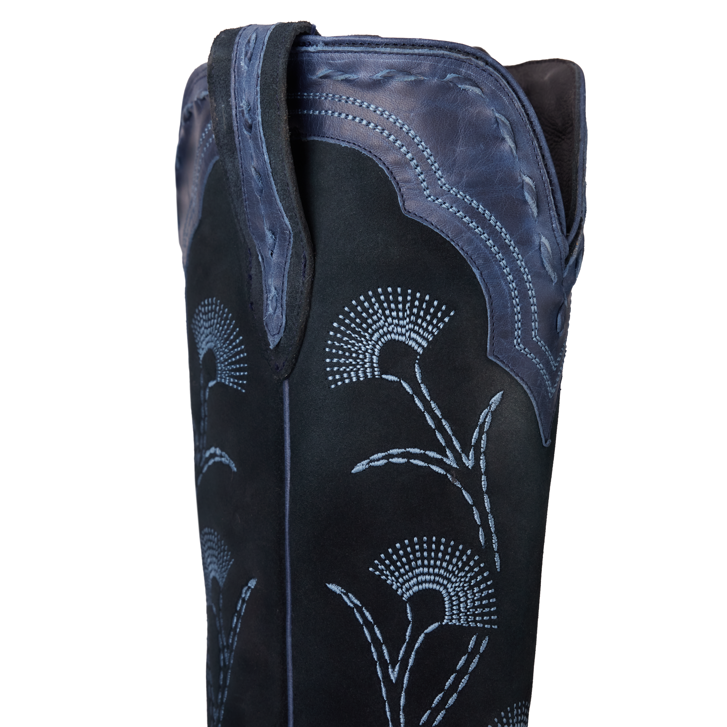 Tessa Knee High - Navy Suede Ladies Boot Western Fashion by Lane