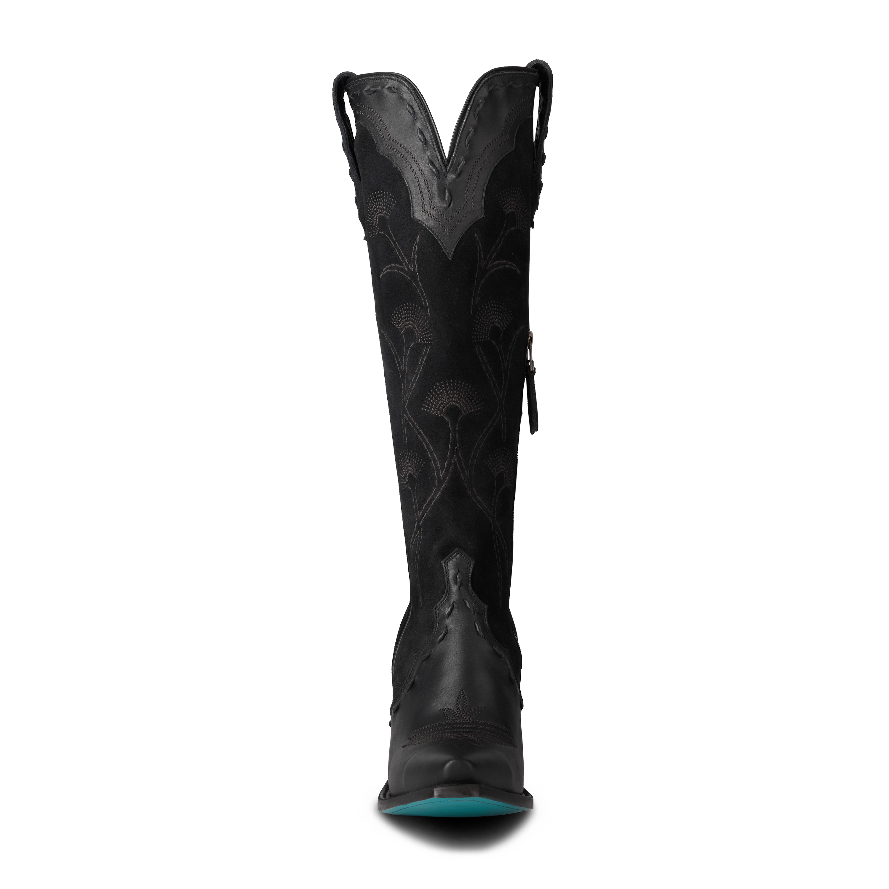 Tessa Knee High - Jet Black Ladies Boot Western Fashion by Lane