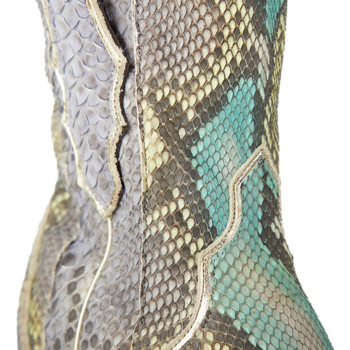 Vickson Exotic Bootie - Blue Watercolor Ladies Bootie Western Fashion by Lane