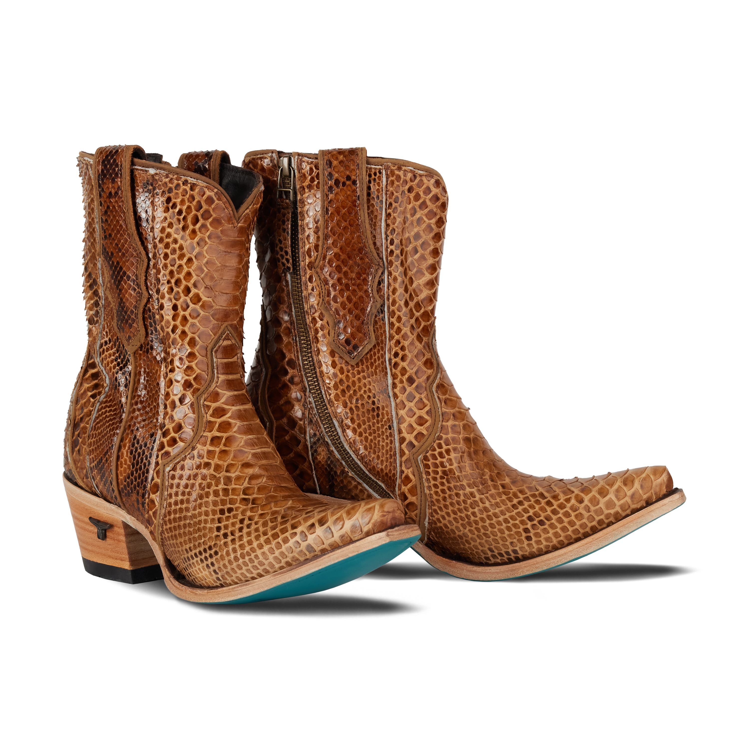 Vickson Exotic Bootie - Copperhead Ladies Bootie Western Fashion by Lane