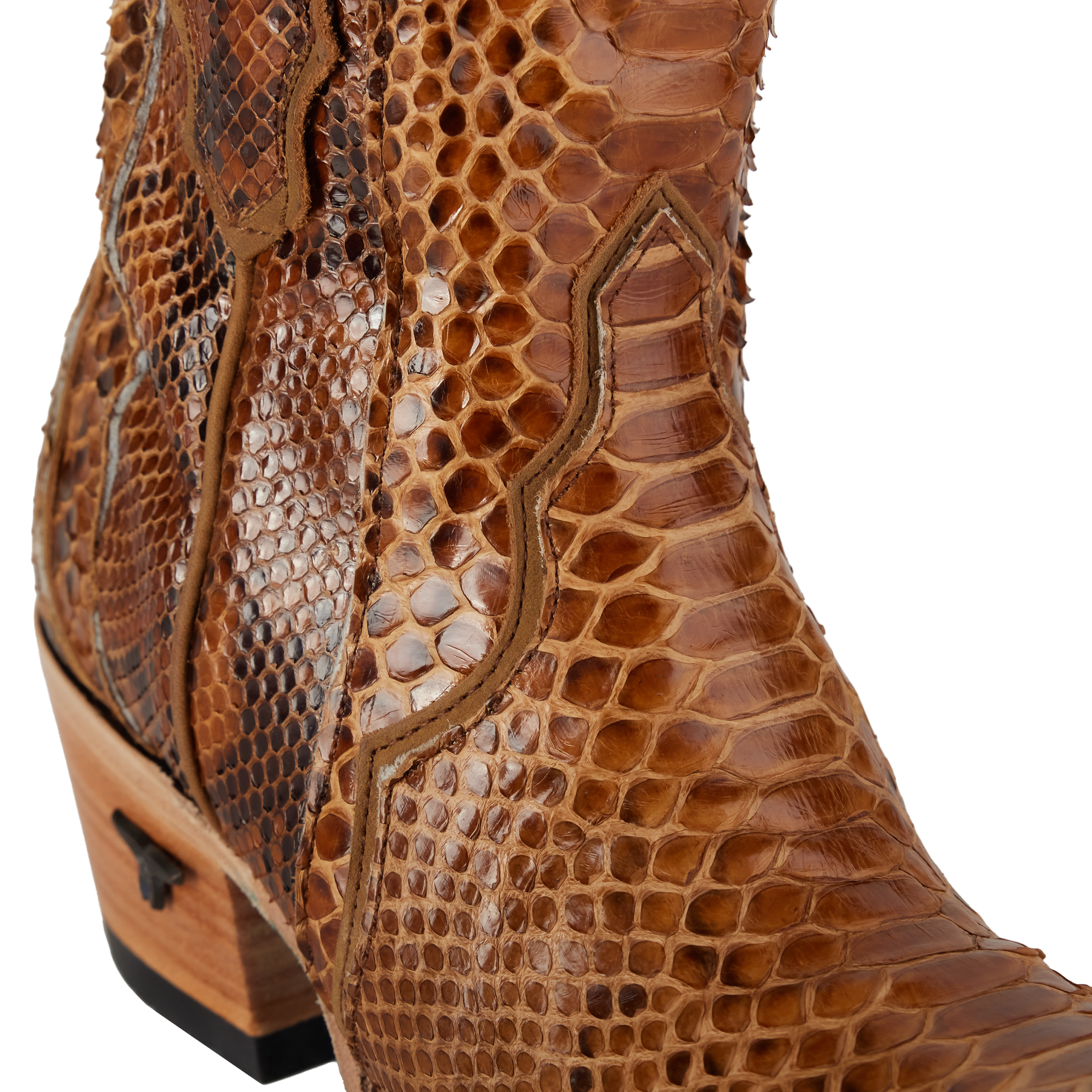 Vickson Exotic Bootie - Copperhead Ladies Bootie Western Fashion by Lane