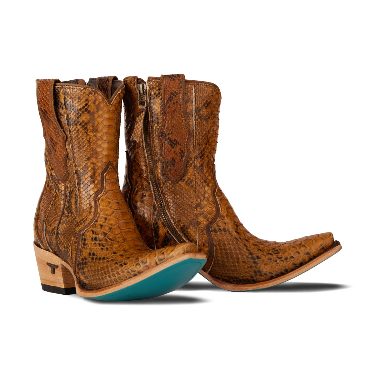 Vickson Exotic Bootie - Copperhead Ladies Bootie Copperhead Western Fashion by Lane