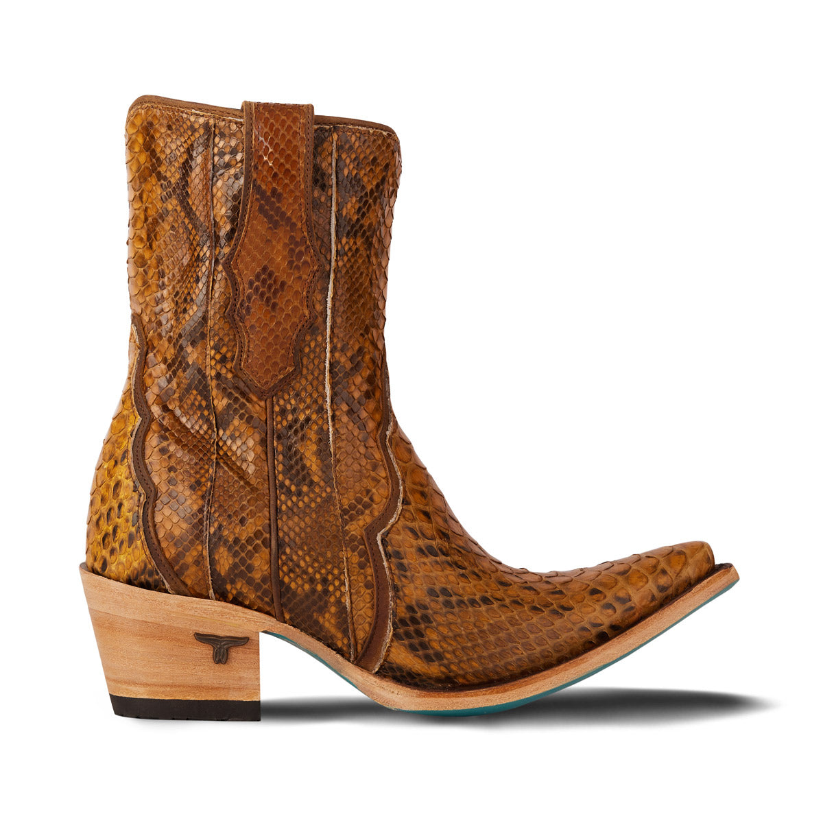 Vickson Exotic Bootie - Copperhead Ladies Bootie Western Fashion by Lane