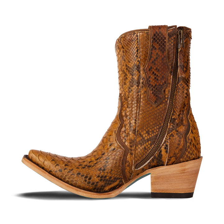 Vickson Exotic Bootie - Copperhead Ladies Bootie Western Fashion by Lane