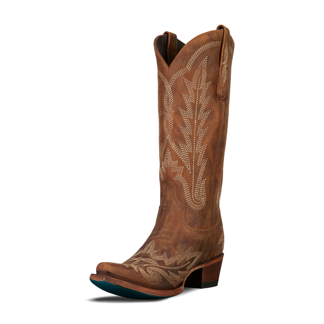 Lexington Boot - Burnt Caramel Ladies Boot  Western Fashion by Lane