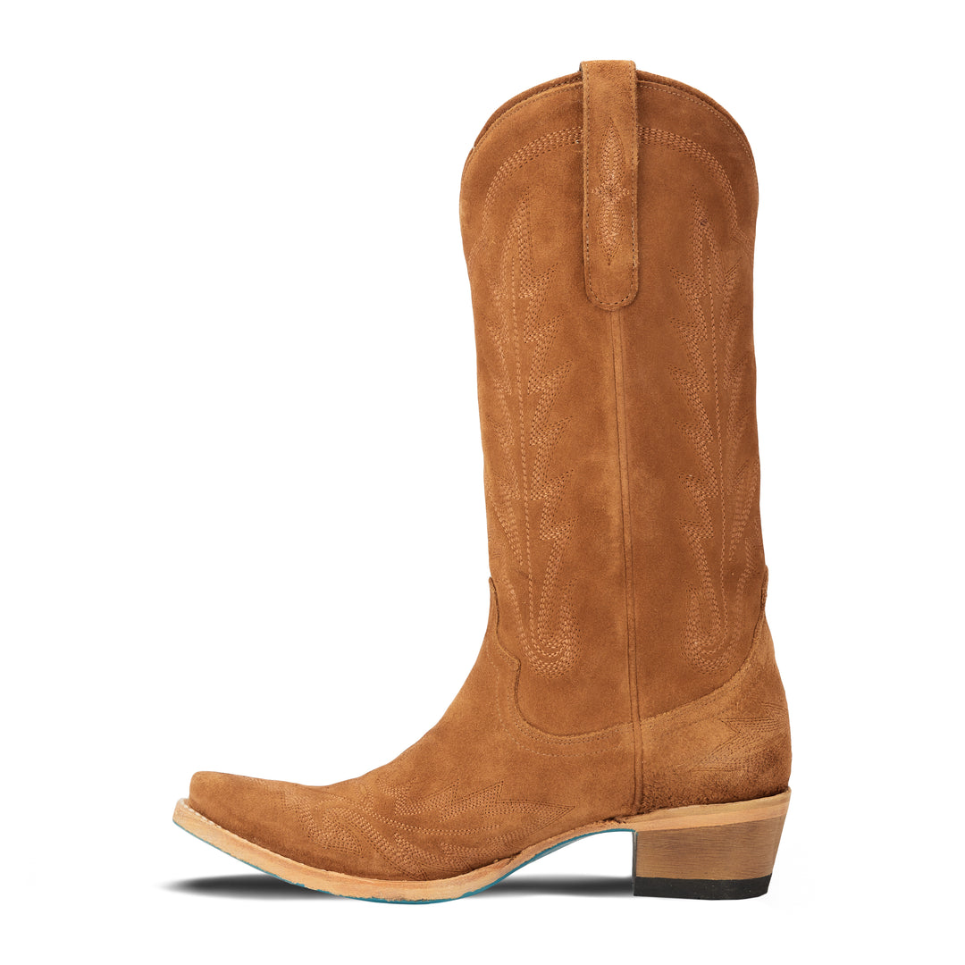 Lexington Boot - Toffee Suede Ladies Boot  Western Fashion by Lane