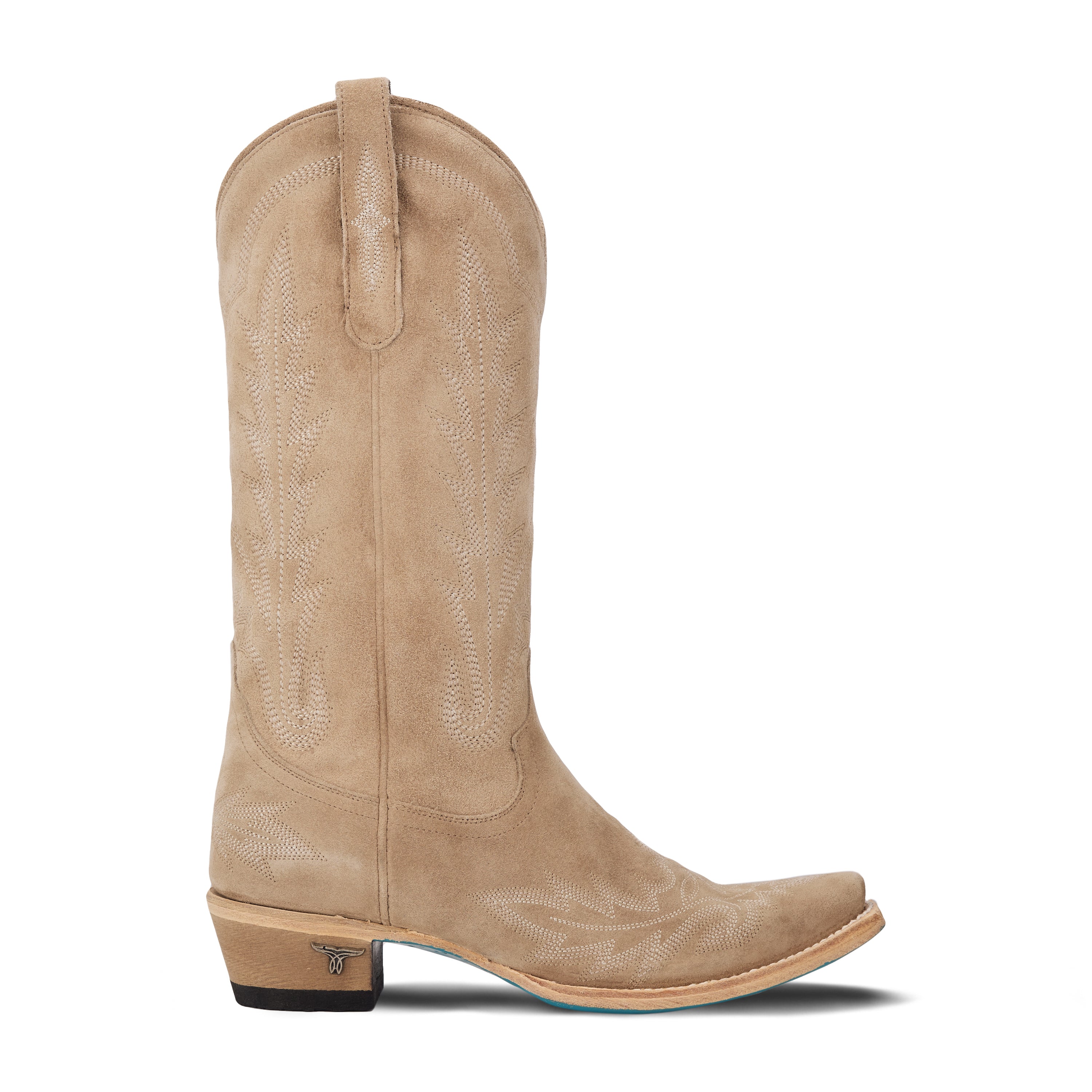 Lexington Boot - Latte Suede Ladies Boot  Western Fashion by Lane