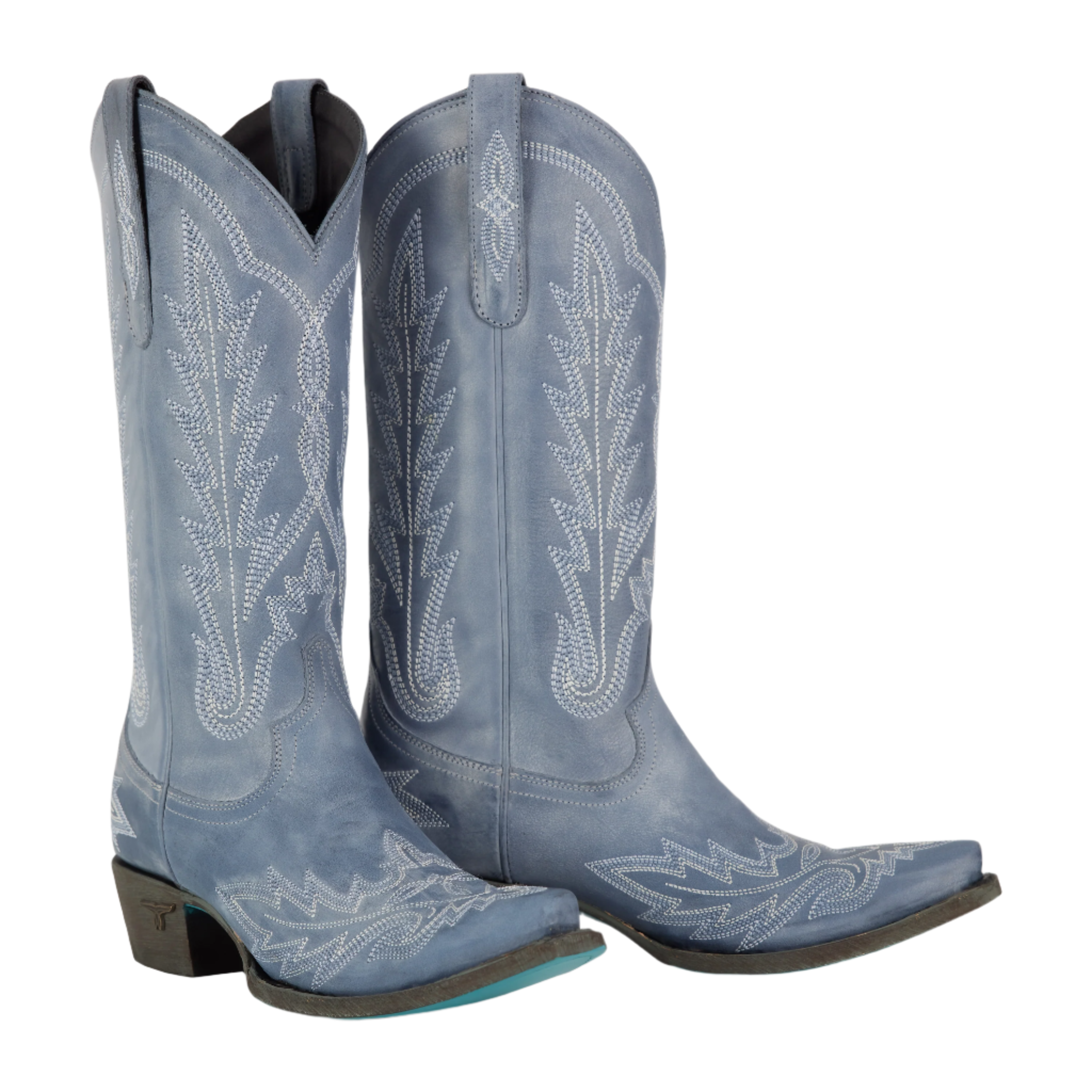 Lexington Boot - Washed Denim Ladies Boot Western Fashion by Lane
