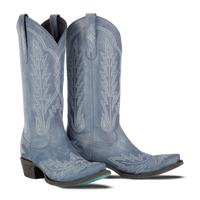 Lexington Boot - Washed Denim Ladies Boot Western Fashion by Lane