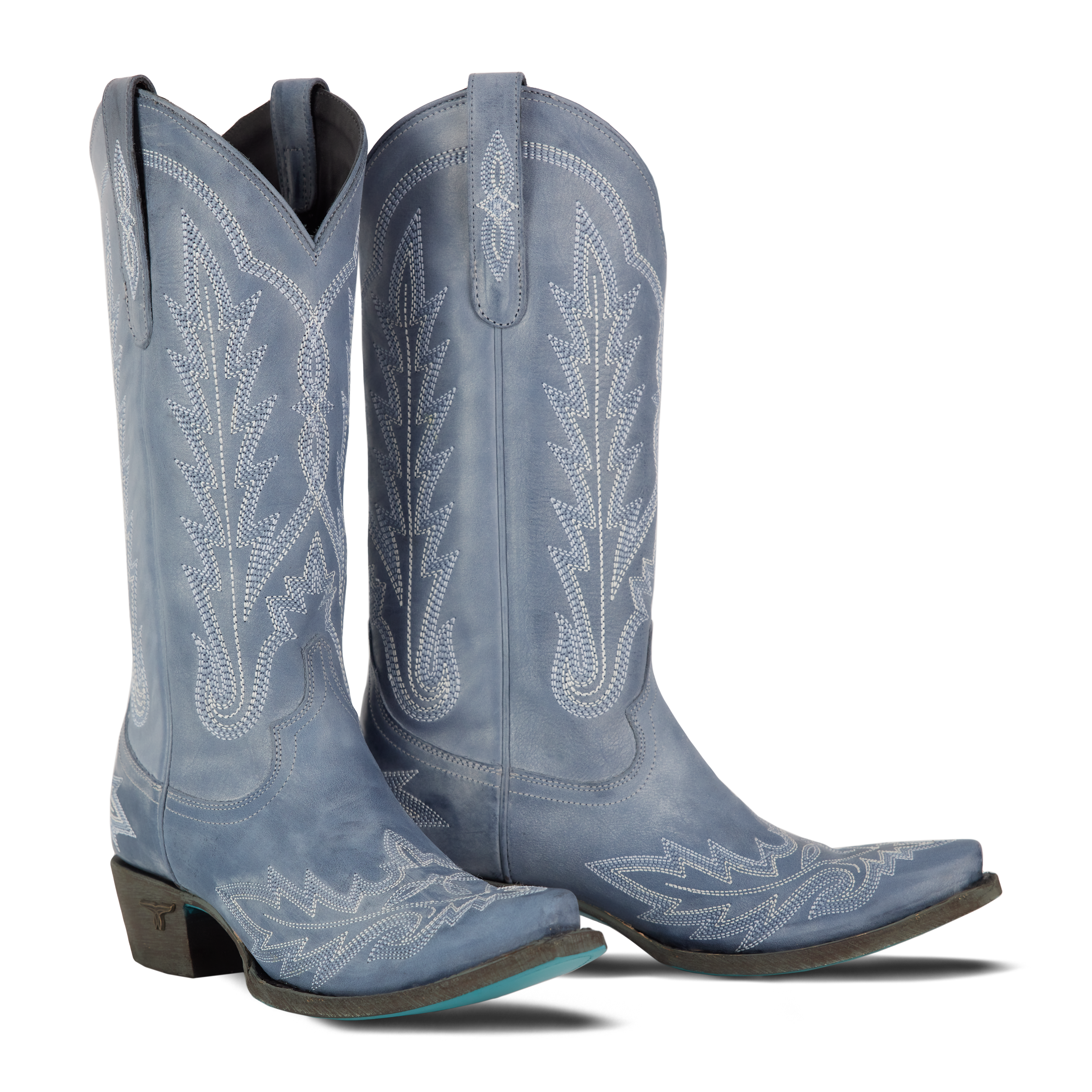Lexington Boot - Washed Denim Ladies Boot Western Fashion by Lane