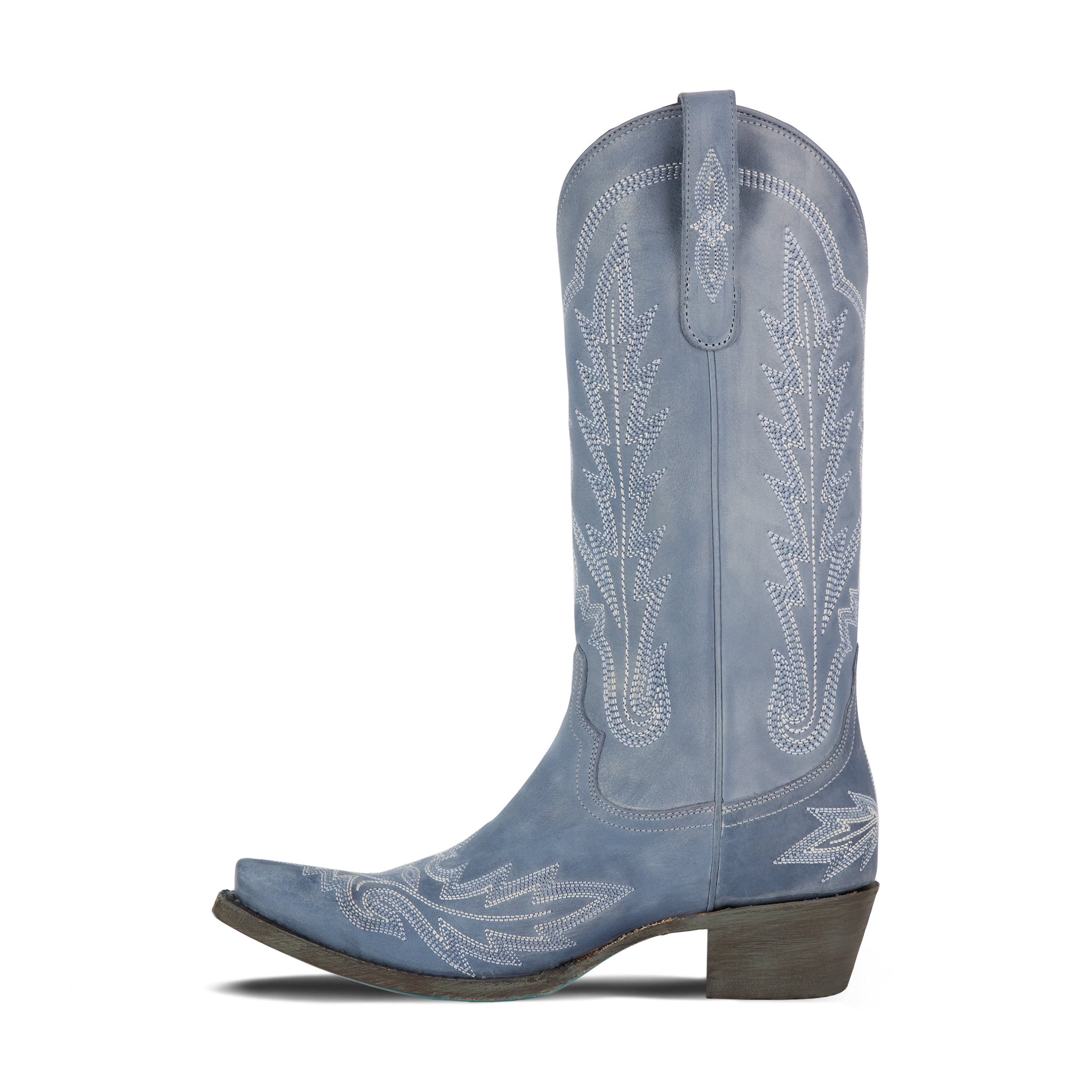 Lexington Boot - Washed Denim Ladies Boot  Western Fashion by Lane