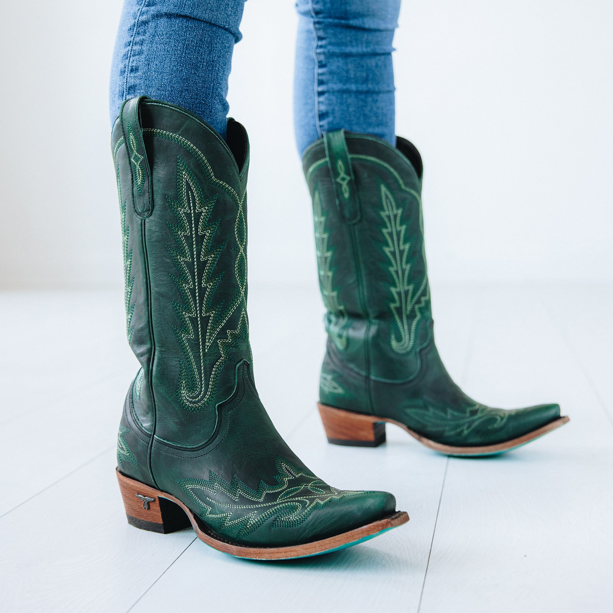 Lexington Boot - Emerald Green Ladies Boot Western Fashion by Lane