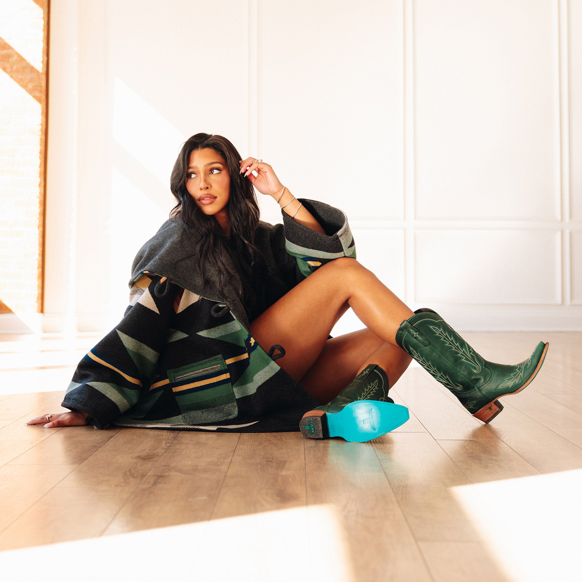 Lexington Boot - Emerald Green Ladies Boot Western Fashion by Lane