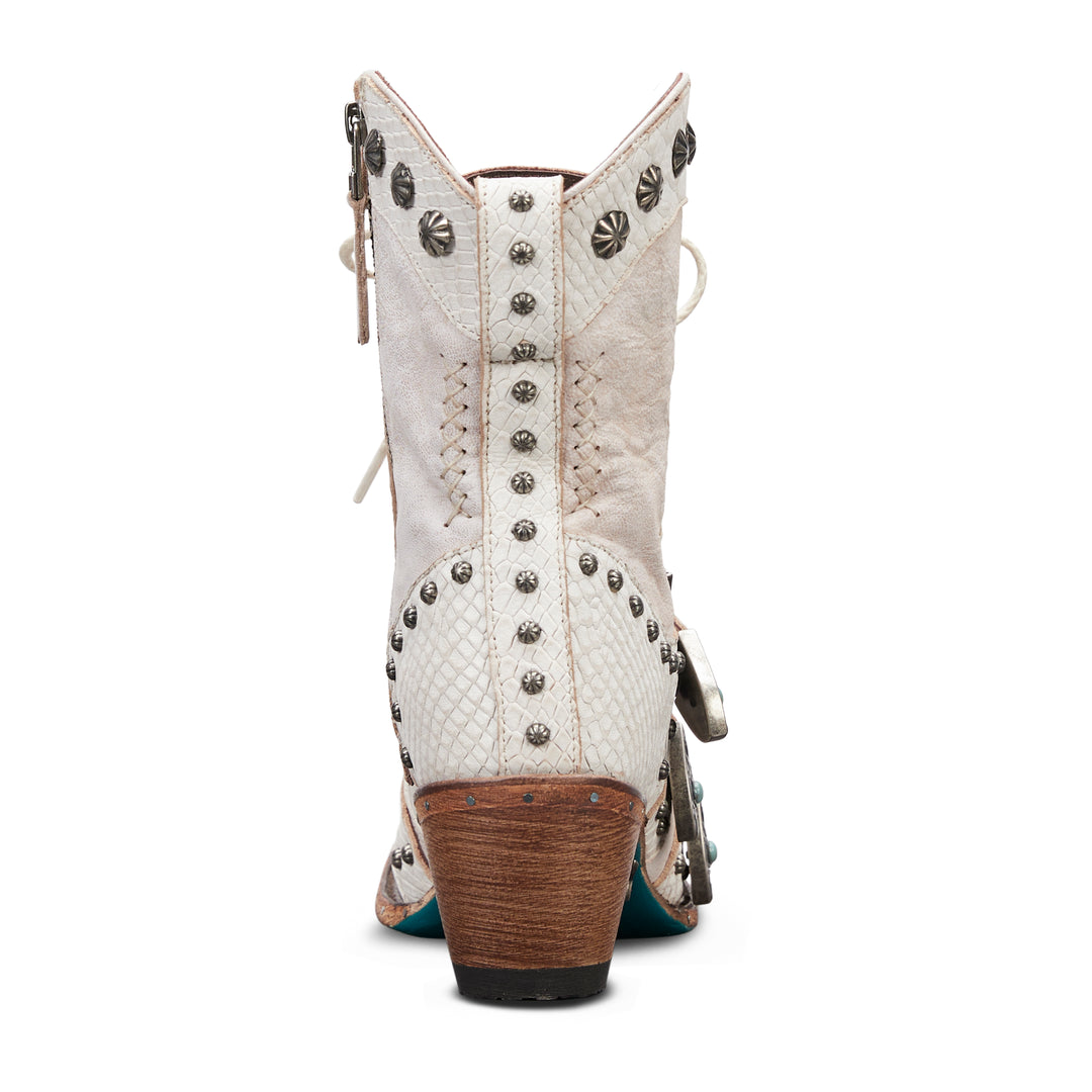 Showdown Bootie - Ceramic Crackle Ladies Bootie Western Fashion by Lane