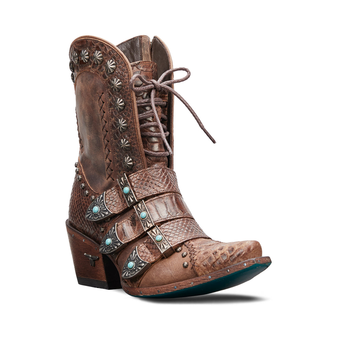 Showdown Bootie - Brownbelly Ladies Bootie Western Fashion by Lane