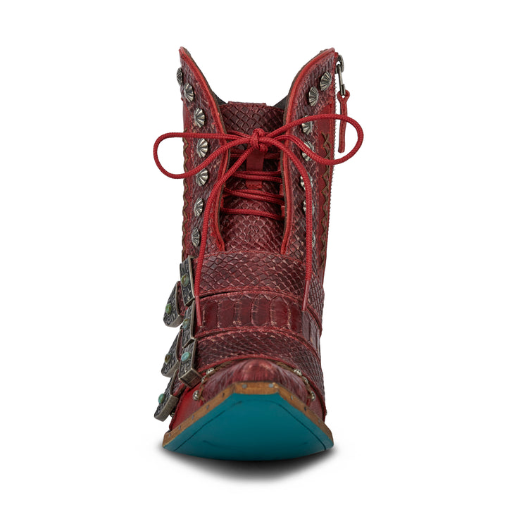 Showdown Bootie x Marijka - Smoldering Ruby Ladies Bootie Western Fashion by Lane