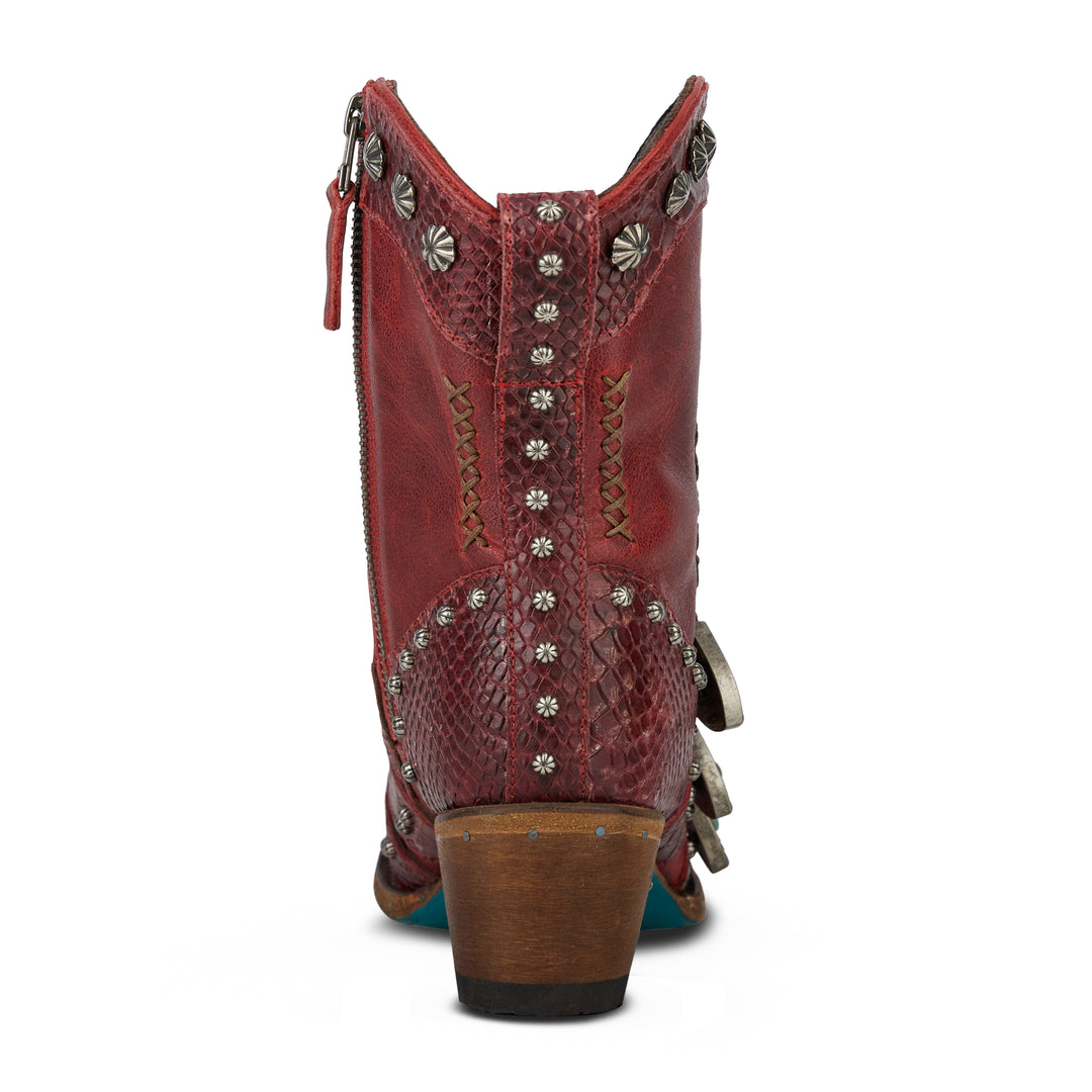 Showdown Bootie x Marijka - Smoldering Ruby Ladies Bootie Western Fashion by Lane