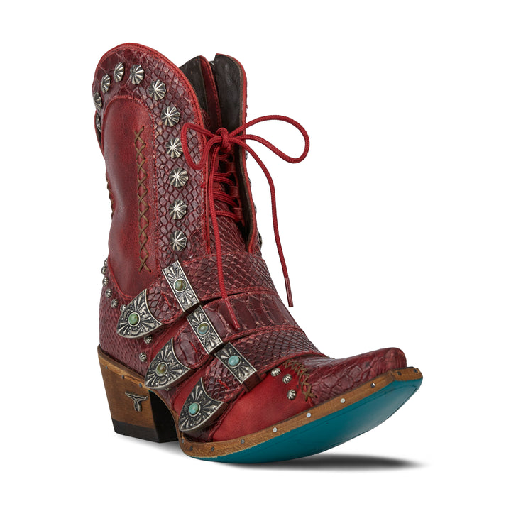 Showdown Bootie x Marijka - Smoldering Ruby Ladies Bootie Western Fashion by Lane