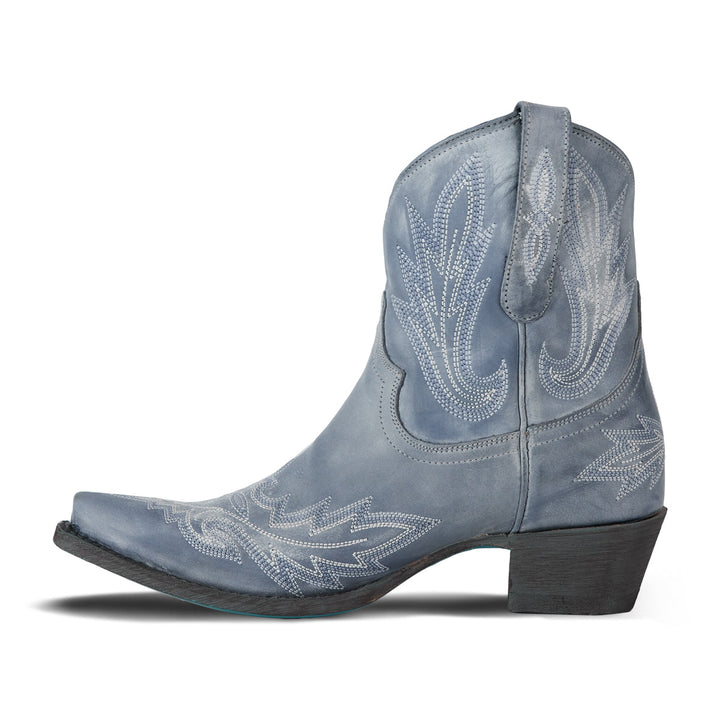 Lexington Bootie - Washed Denim Ladies Bootie  Western Fashion by Lane