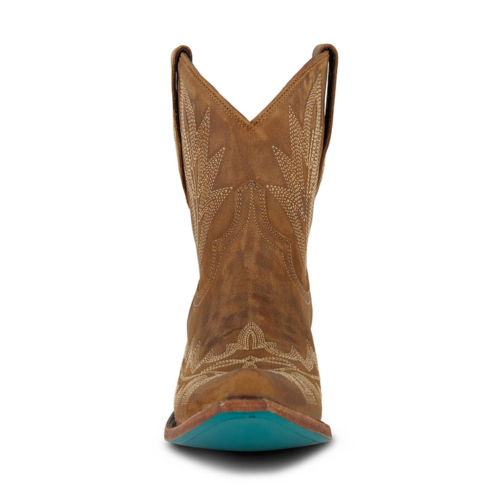 Lexington Bootie - Burnt Caramel Ladies Bootie  Western Fashion by Lane