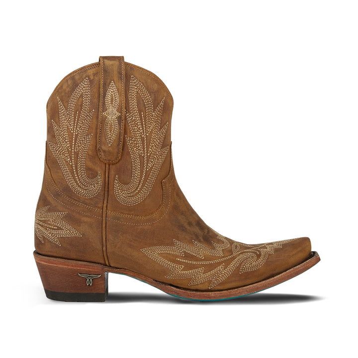 Lexington Bootie - Burnt Caramel Ladies Bootie  Western Fashion by Lane