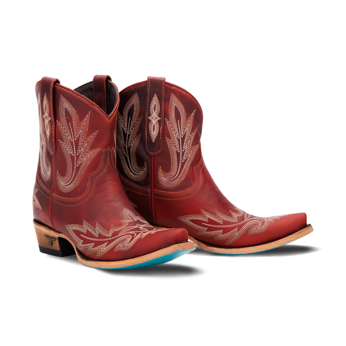 Lexington Ankle Boot Red Ankle Booties Snip Toe Women's Cowboy Boots
