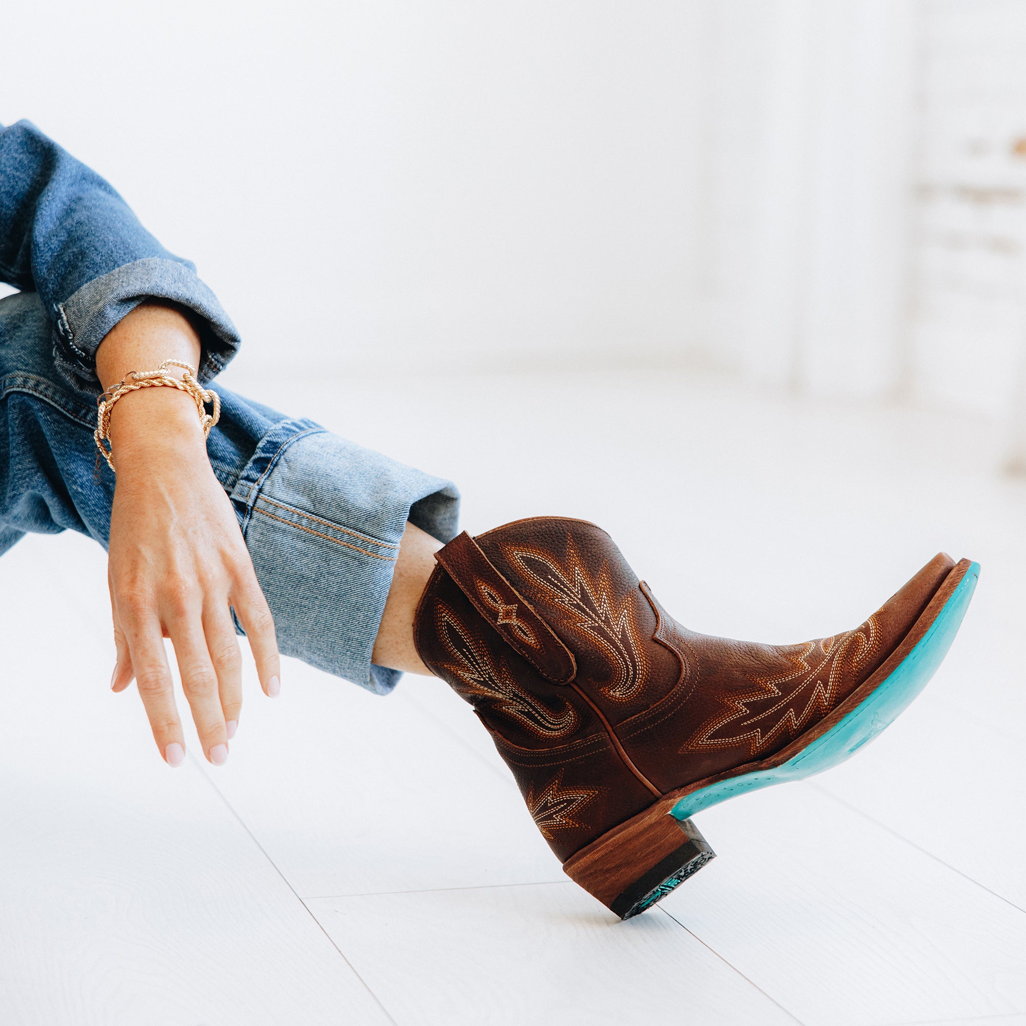 Lexington Bootie - Cognac Ladies Bootie Western Fashion by Lane