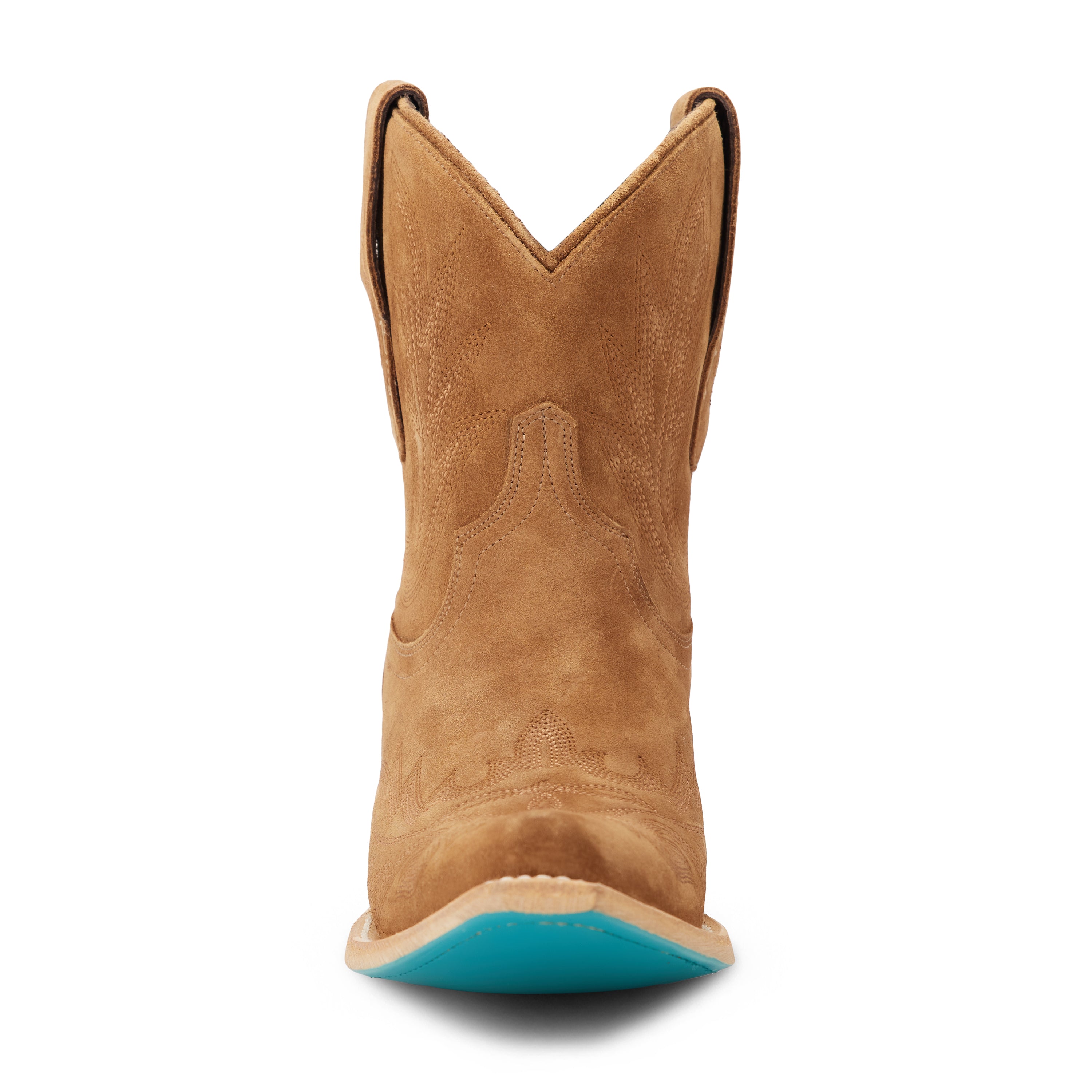 Lexington Bootie - Toffee Suede Ladies Bootie  Western Fashion by Lane