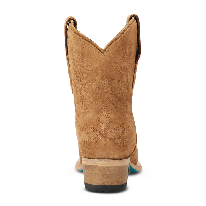 Lexington Bootie - Toffee Suede Ladies Bootie  Western Fashion by Lane