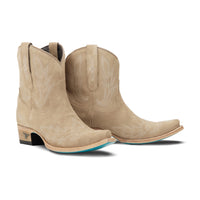 Lexington Bootie - Latte Suede Ladies Bootie  Western Fashion by Lane