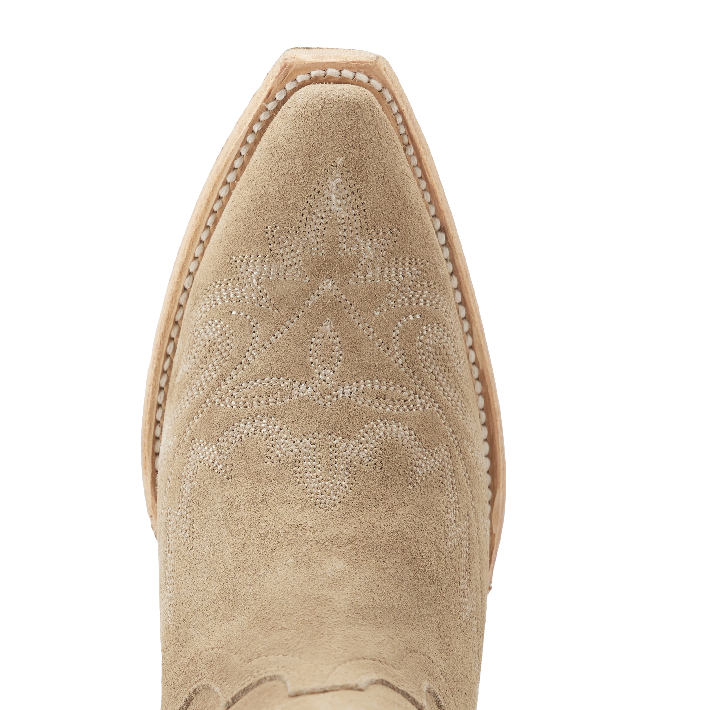 Lexington Bootie - Latte Suede Ladies Bootie Western Fashion by Lane