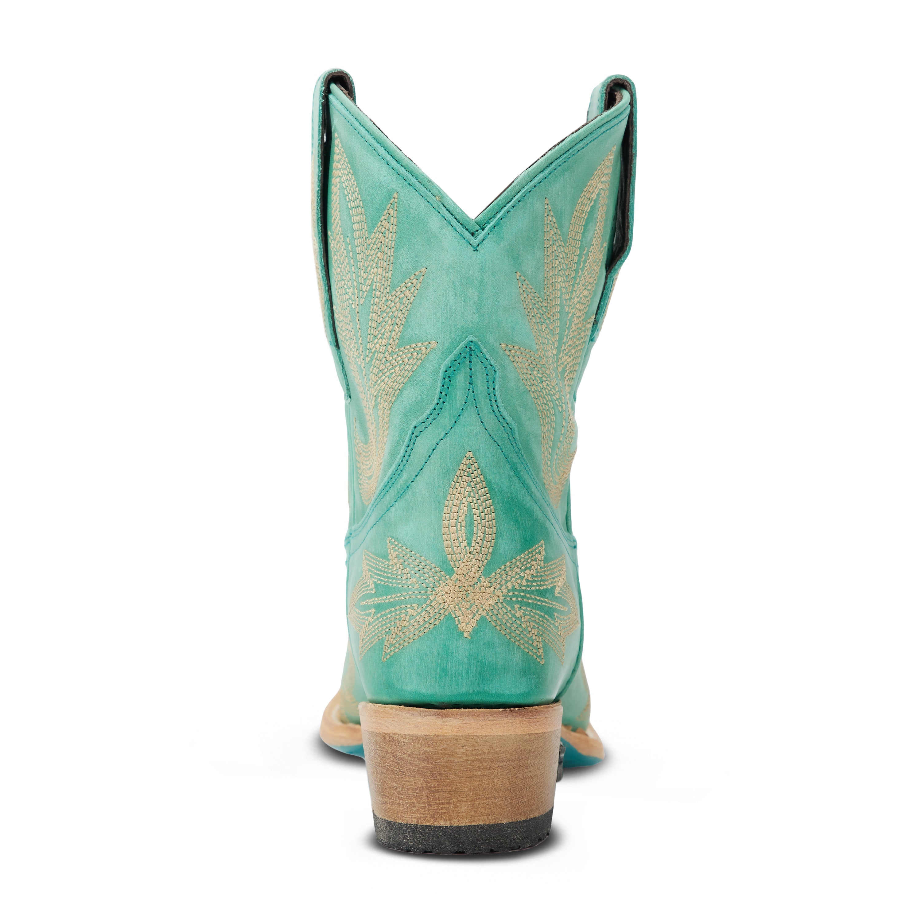 Lane Cahoots Mule Turquoise Booties Womens Sz 7.5 Slip on selling Boots Western Snip Toe