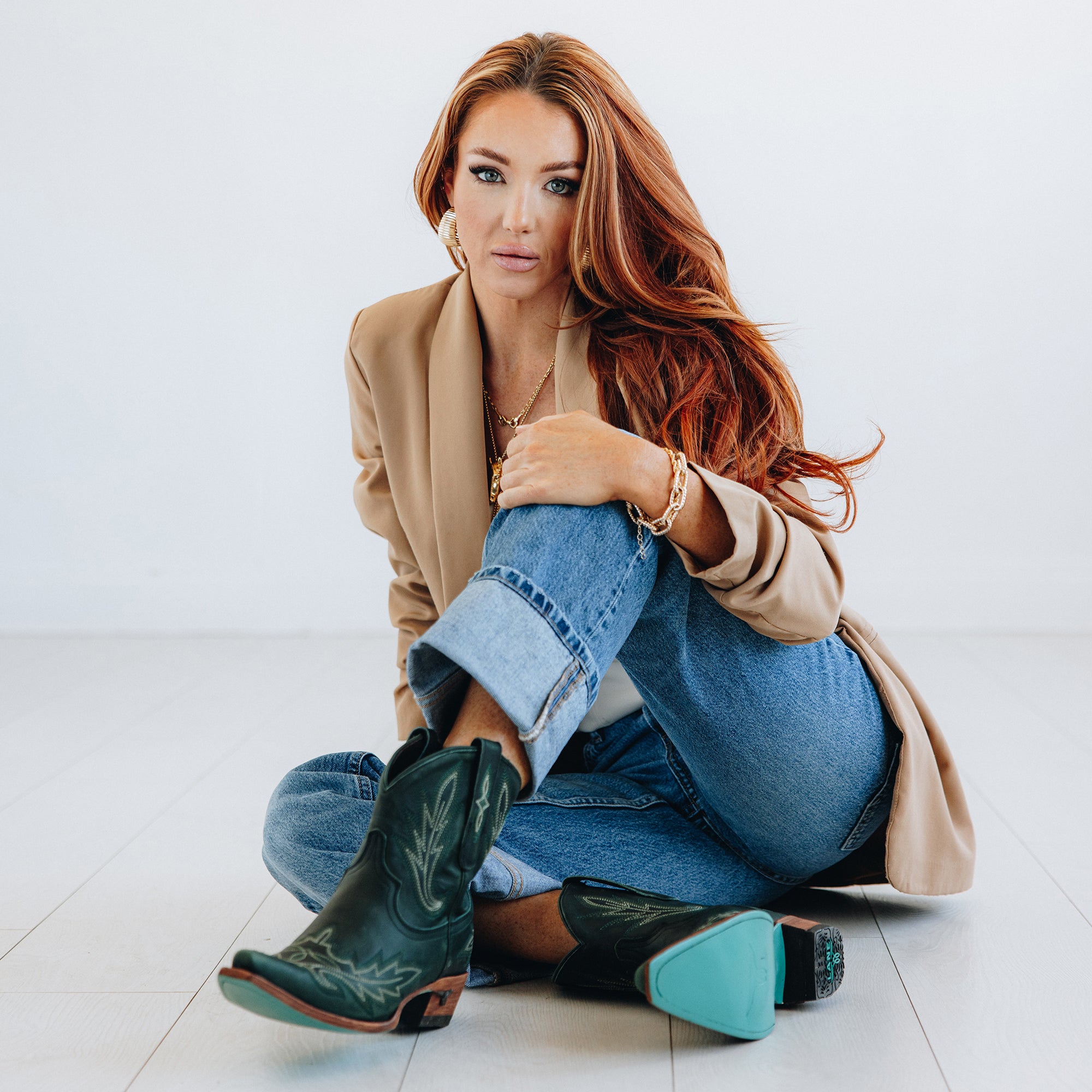 Lexington Bootie - Emerald Green Ladies Bootie Western Fashion by Lane