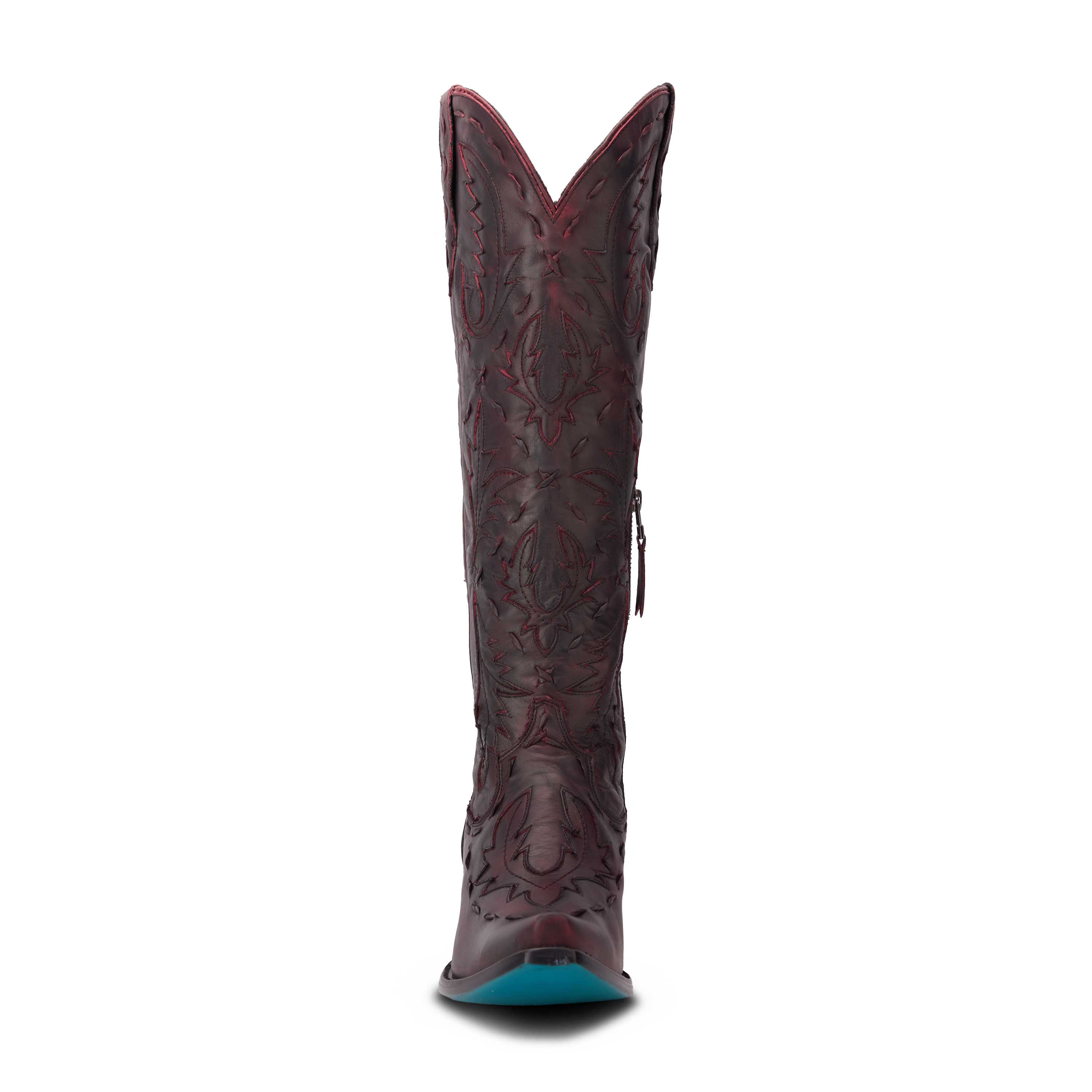 Reverie Knee High Corset - Black Cherry Ladies Boot Western Fashion by Lane