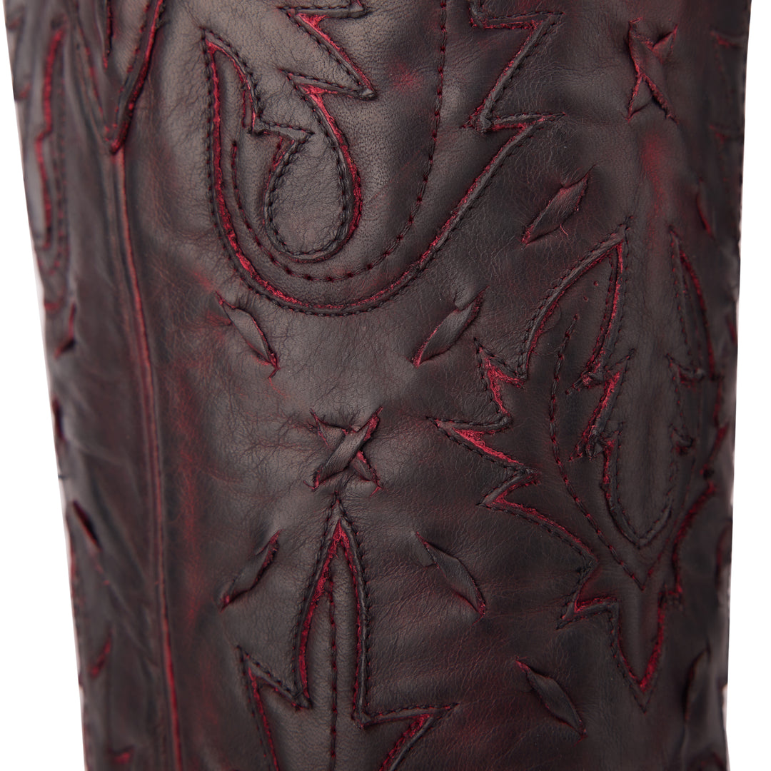 Reverie Knee High Corset - Black Cherry Ladies Boot Western Fashion by Lane