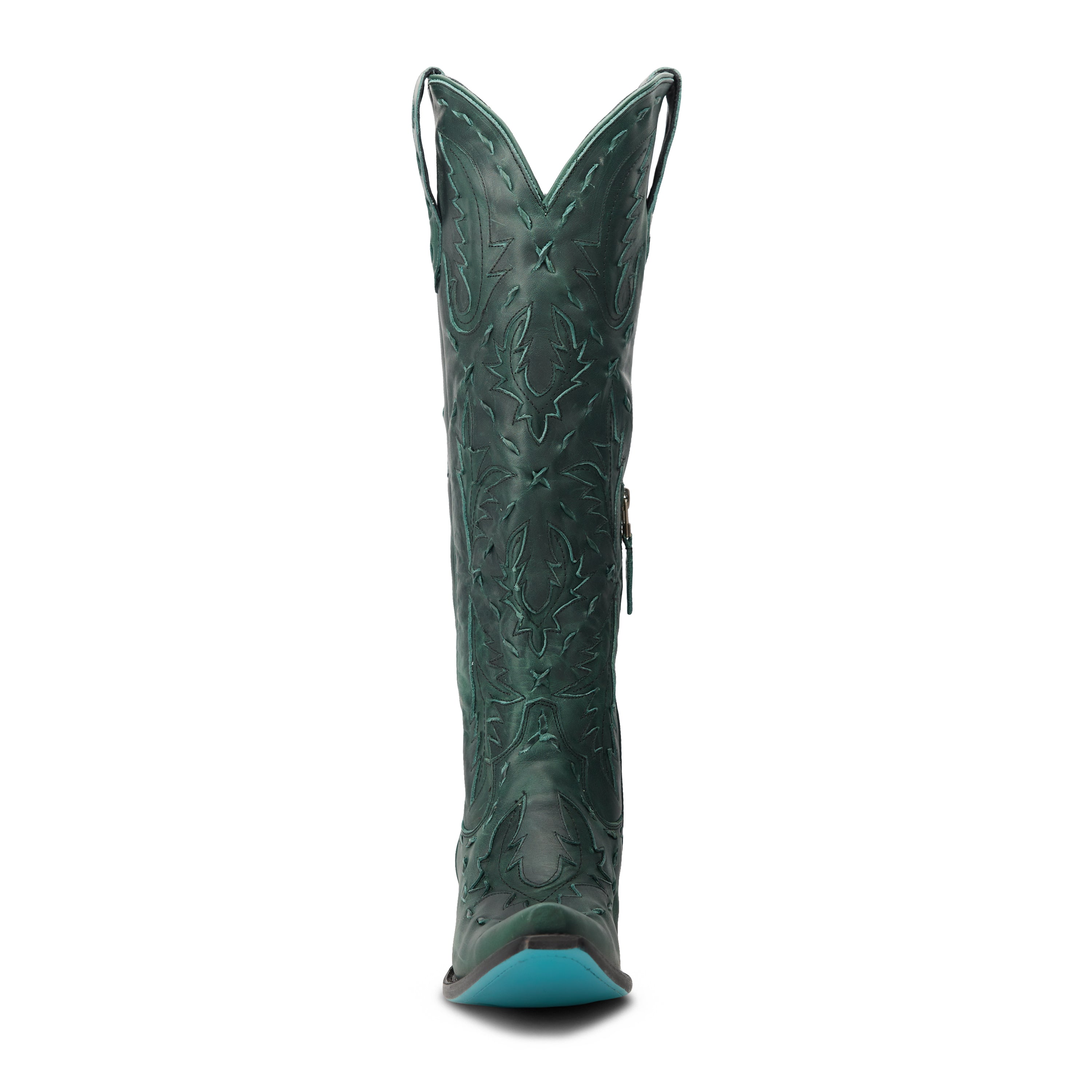 Reverie Knee High Corset - Emerald Green Ladies Boot Western Fashion by Lane