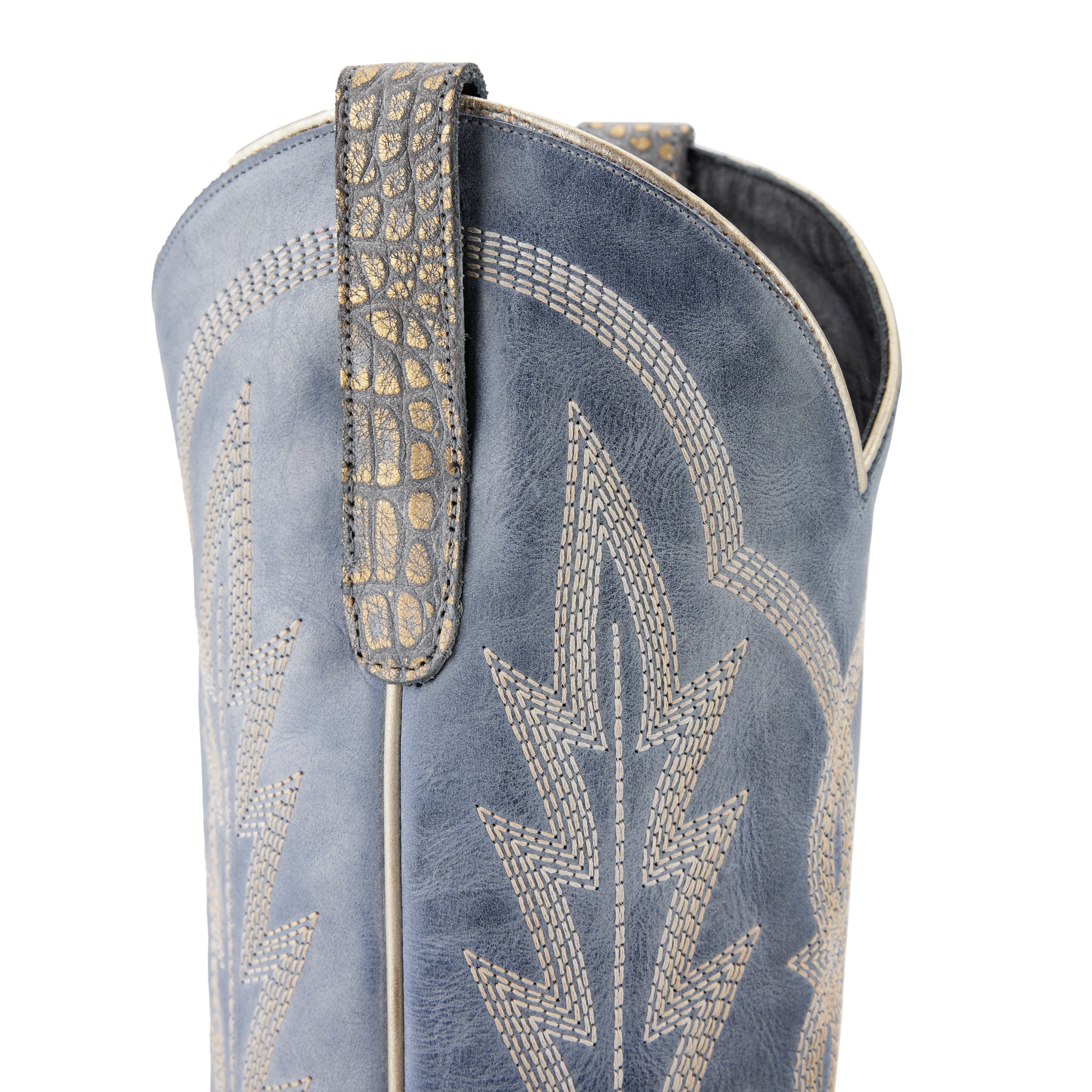 Skylight Boot - Gilded Denim Ladies Boot Western Fashion by Lane