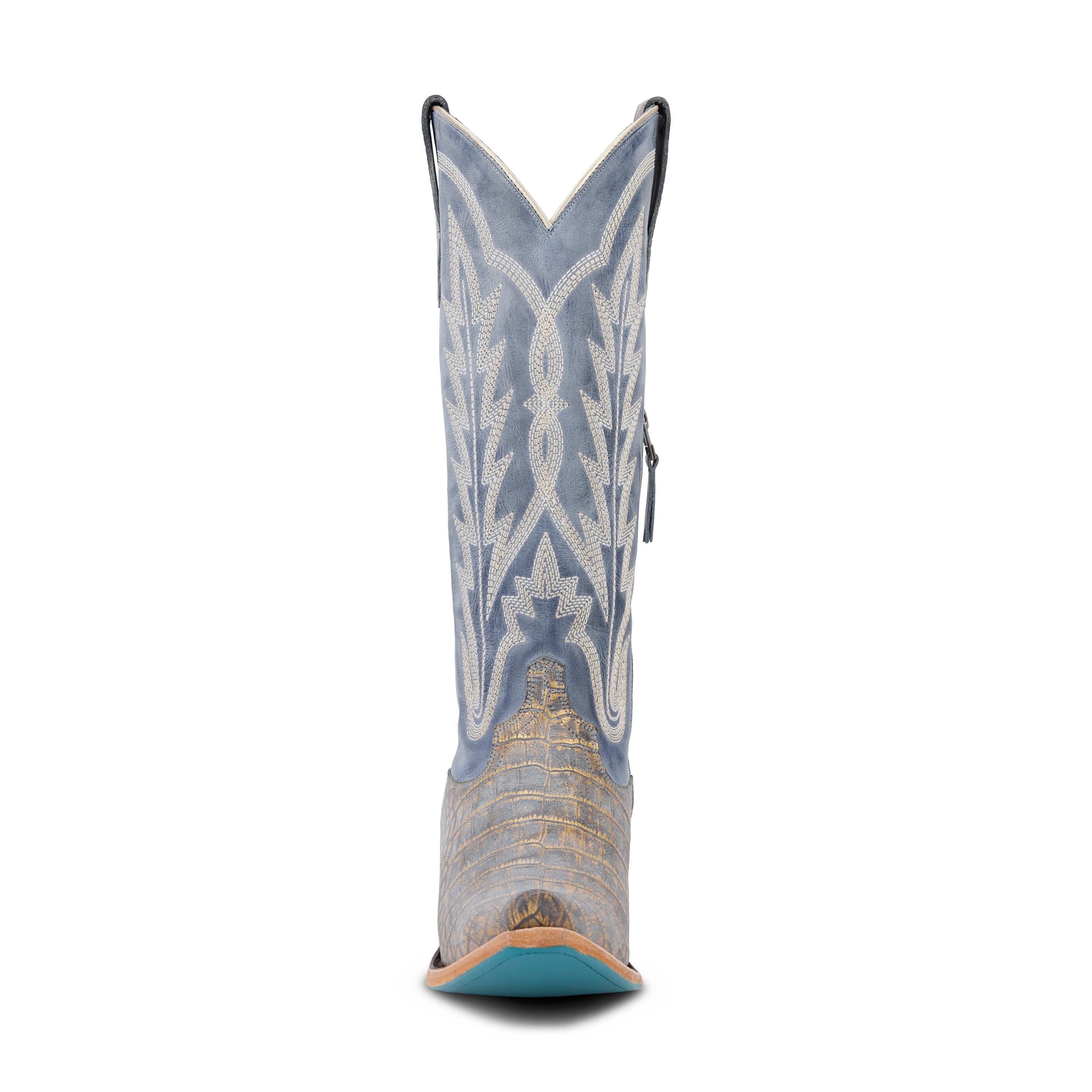 Skylight Boot - Gilded Denim Ladies Boot Western Fashion by Lane