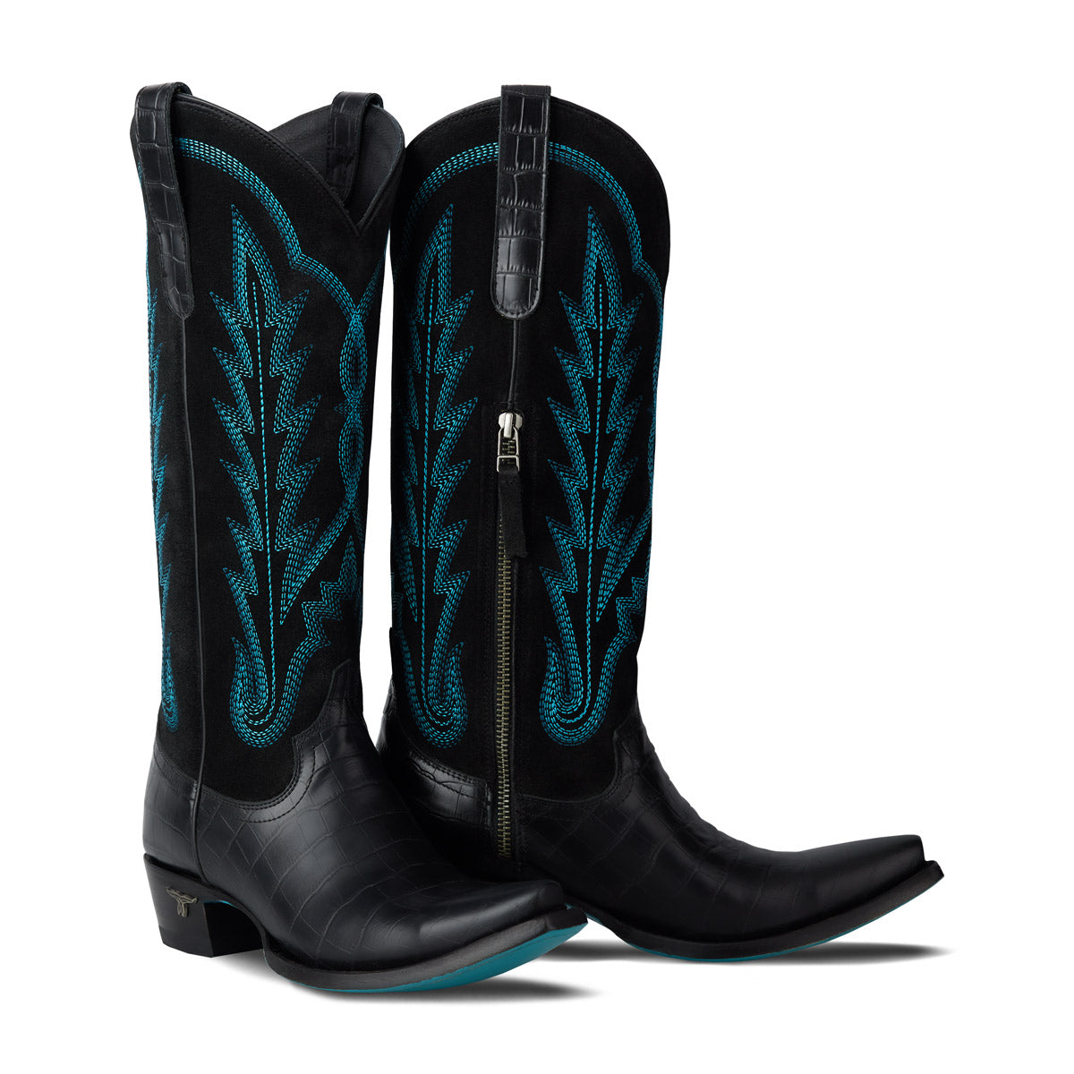 Skylight Boot - Carbon Croc Ladies Boot Carbon Croc Western Fashion by Lane