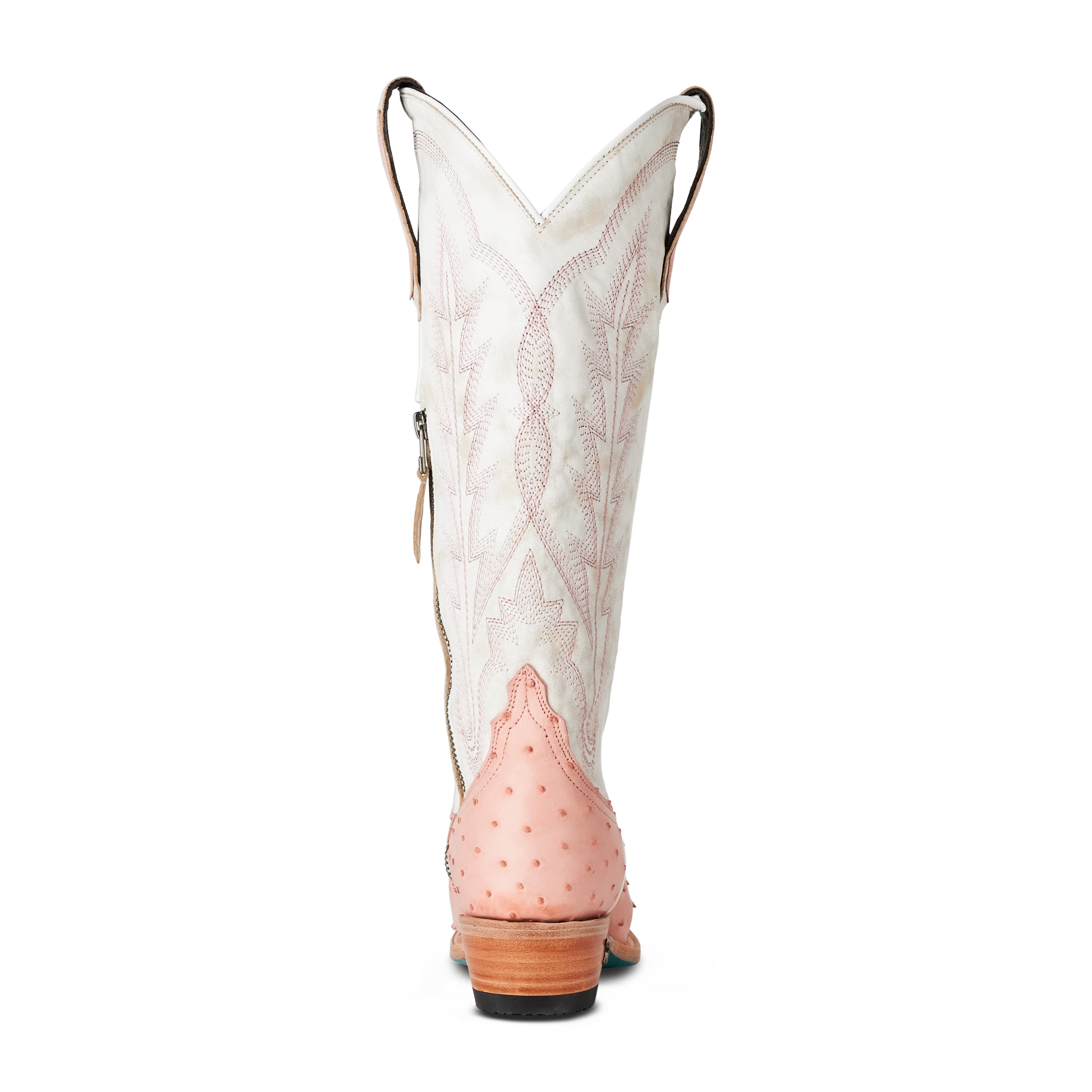 Skylight Boot - Blush Ostrich Ladies Boot Western Fashion by Lane