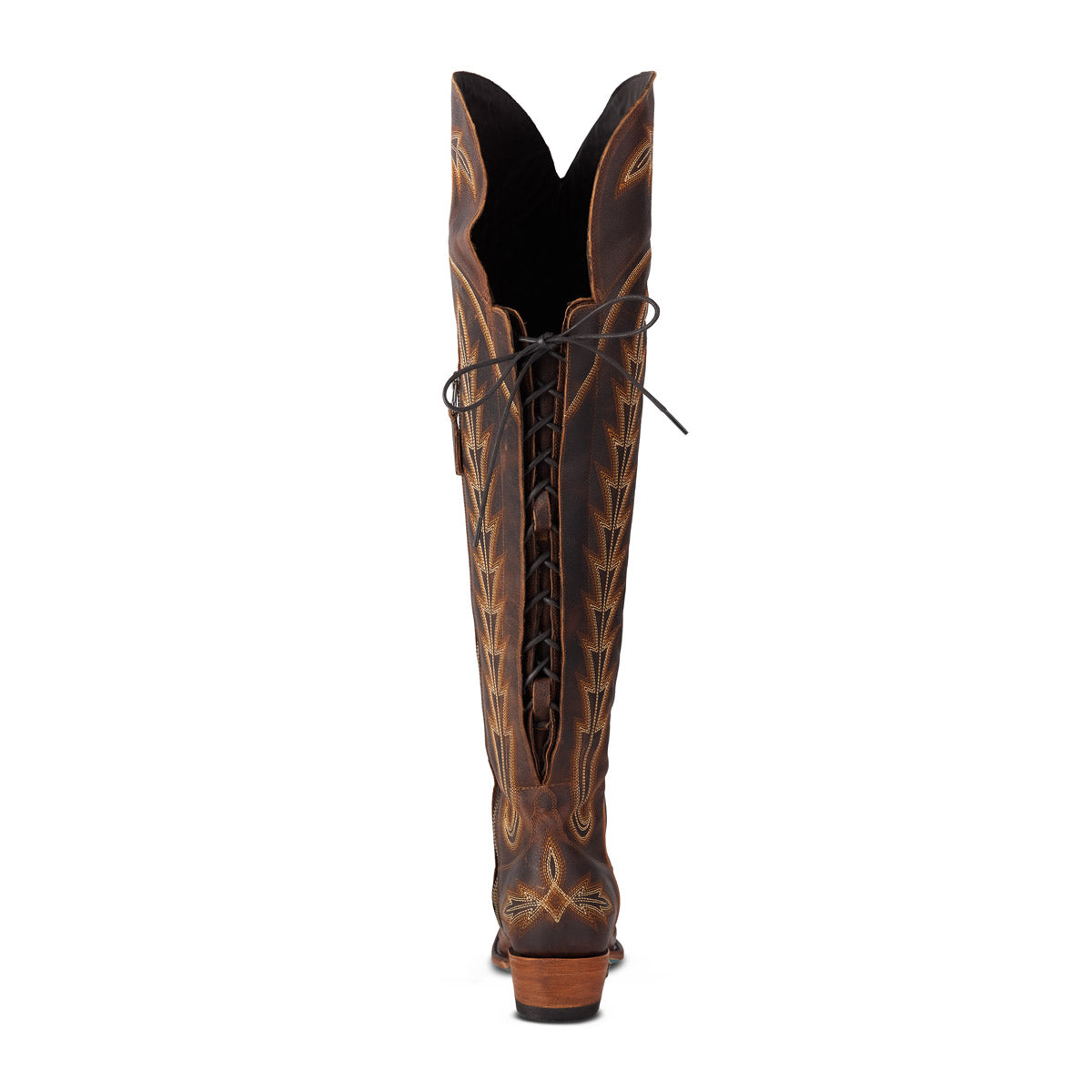 Lexington OTK Corset - Cognac Ladies Boot  Western Fashion by Lane