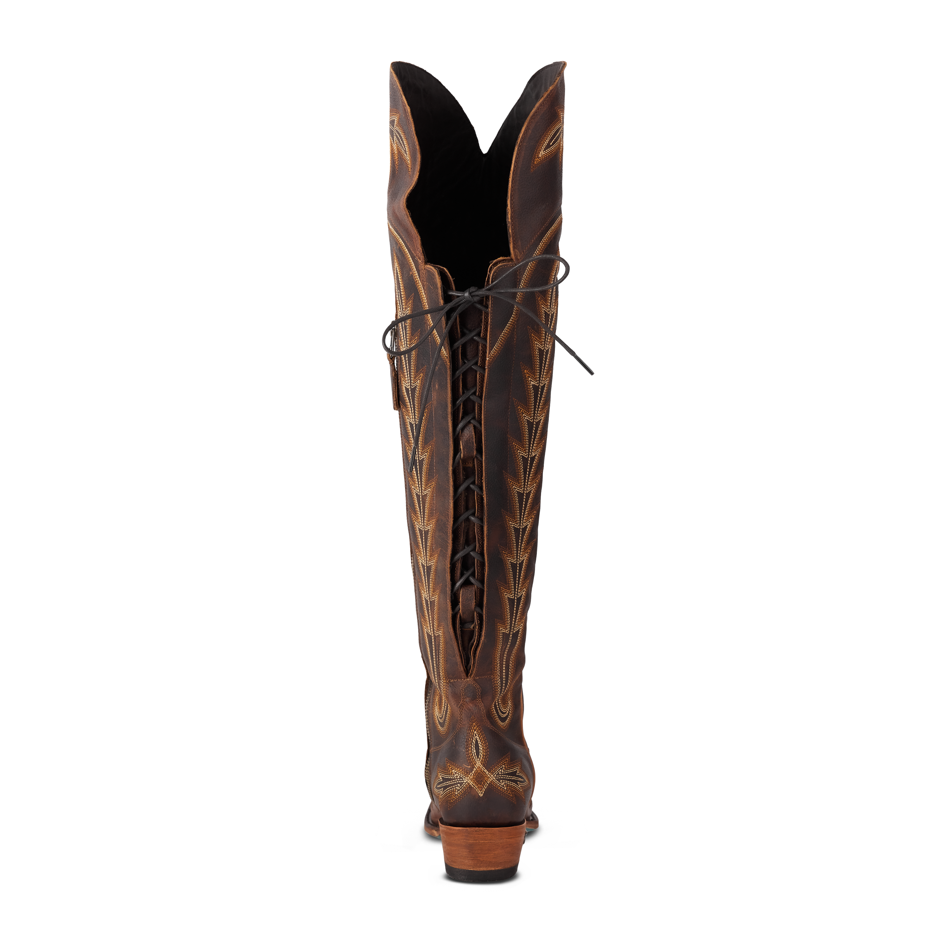 Lexington OTK Corset - Cognac Ladies Boot Western Fashion by Lane